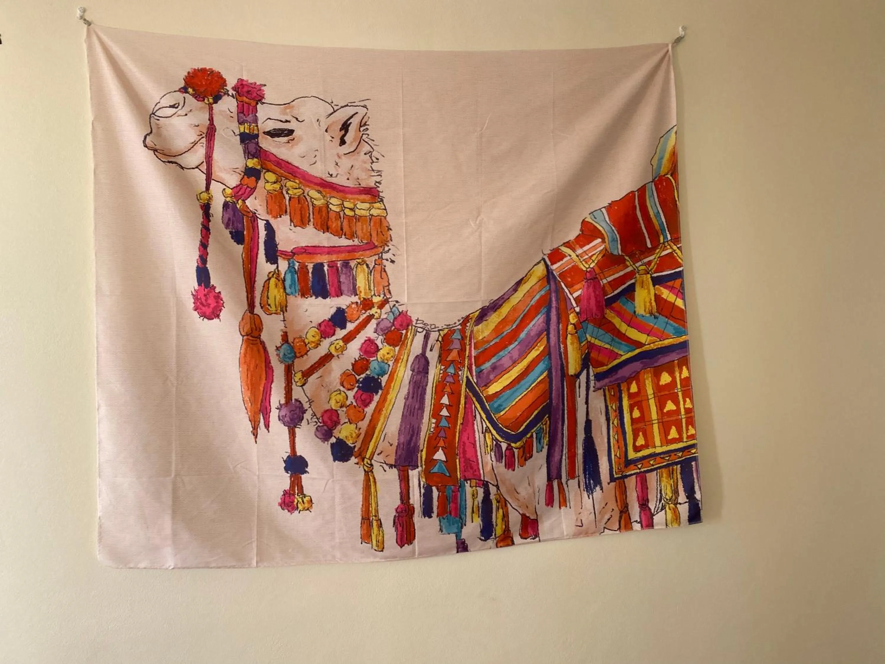 Decorative detail in Nabati hostel