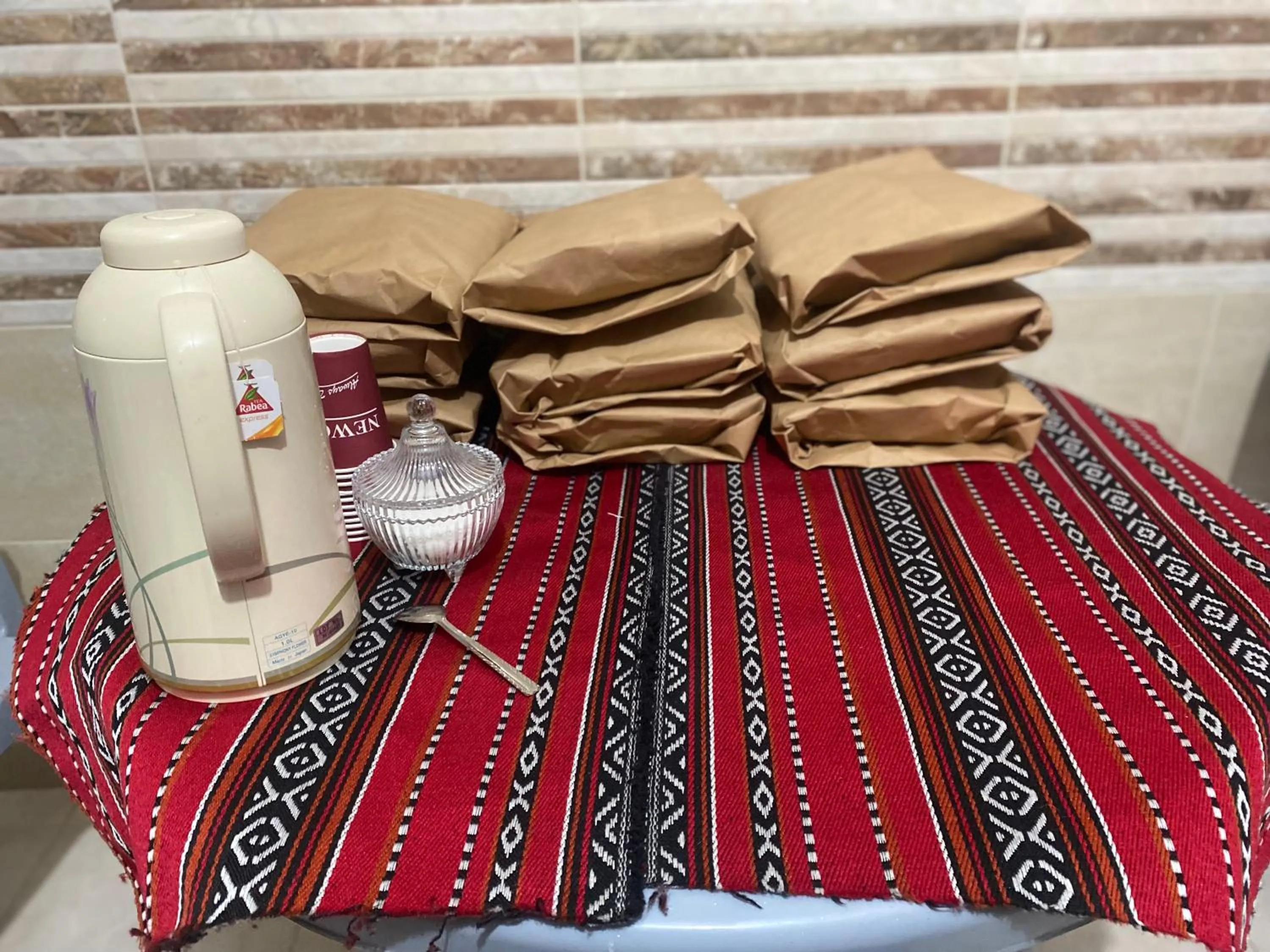 Breakfast in Nabati hostel