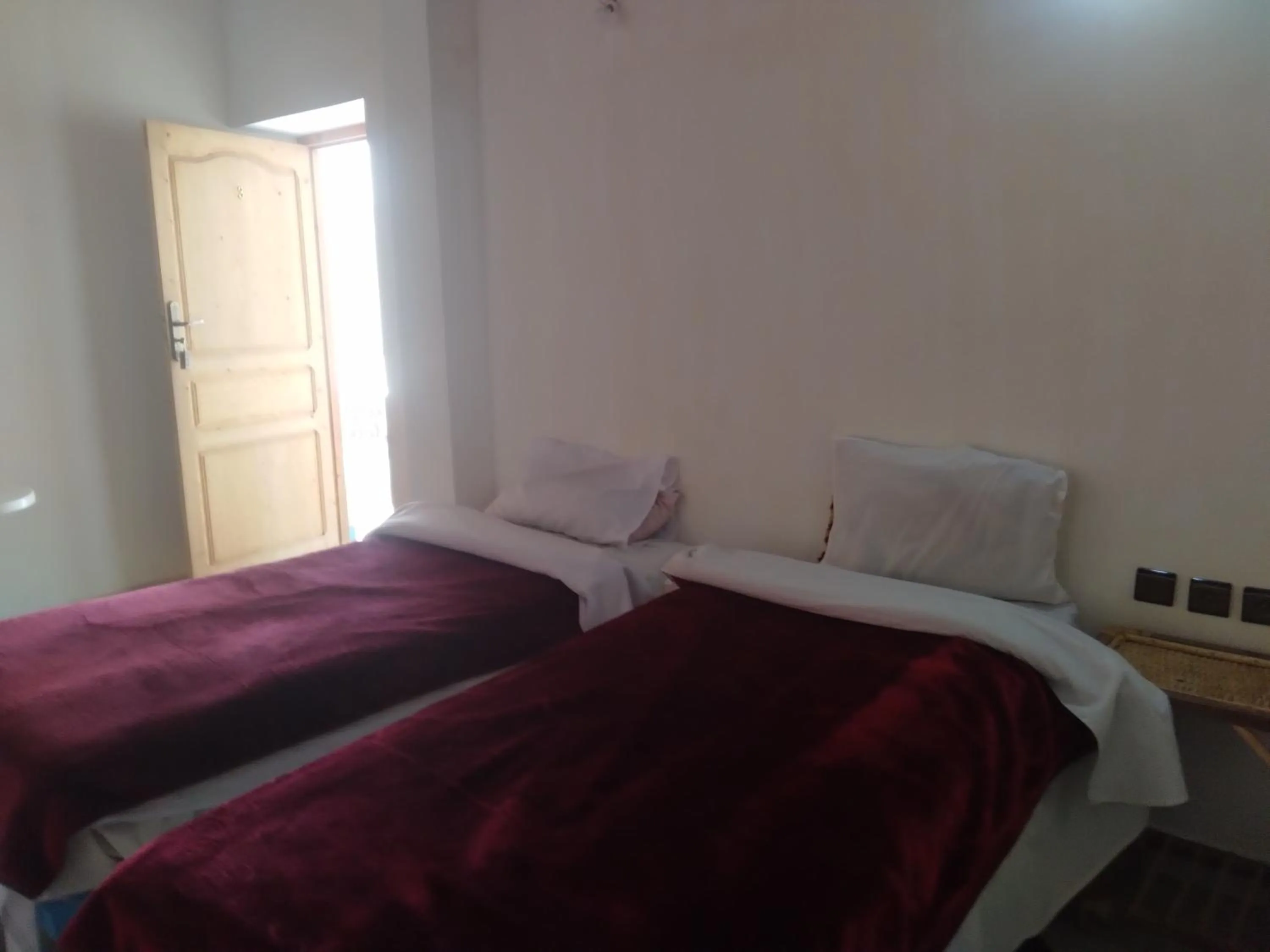 Bed in Hotel et Restaurant Riad Amodou