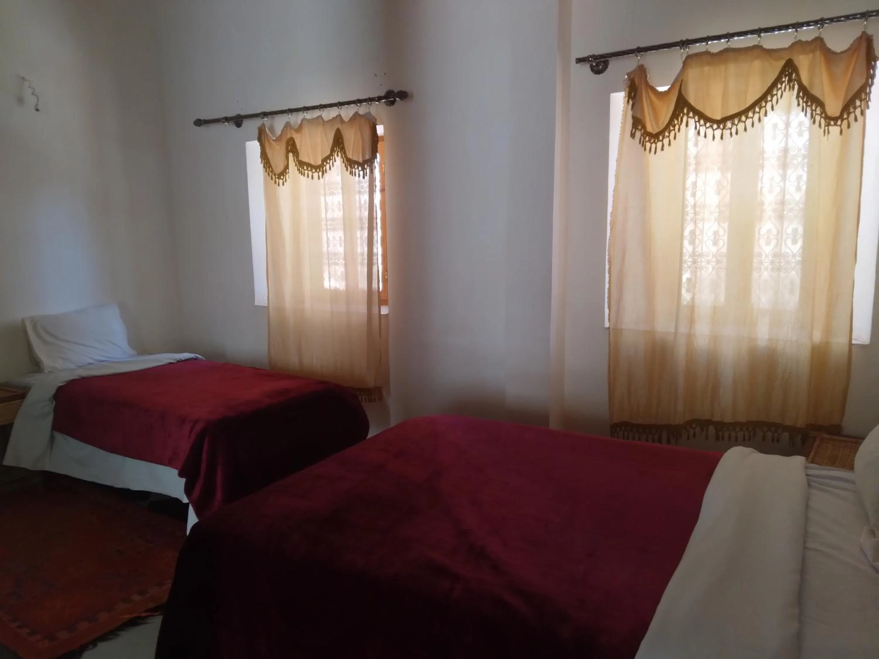 Bed in Hotel et Restaurant Riad Amodou