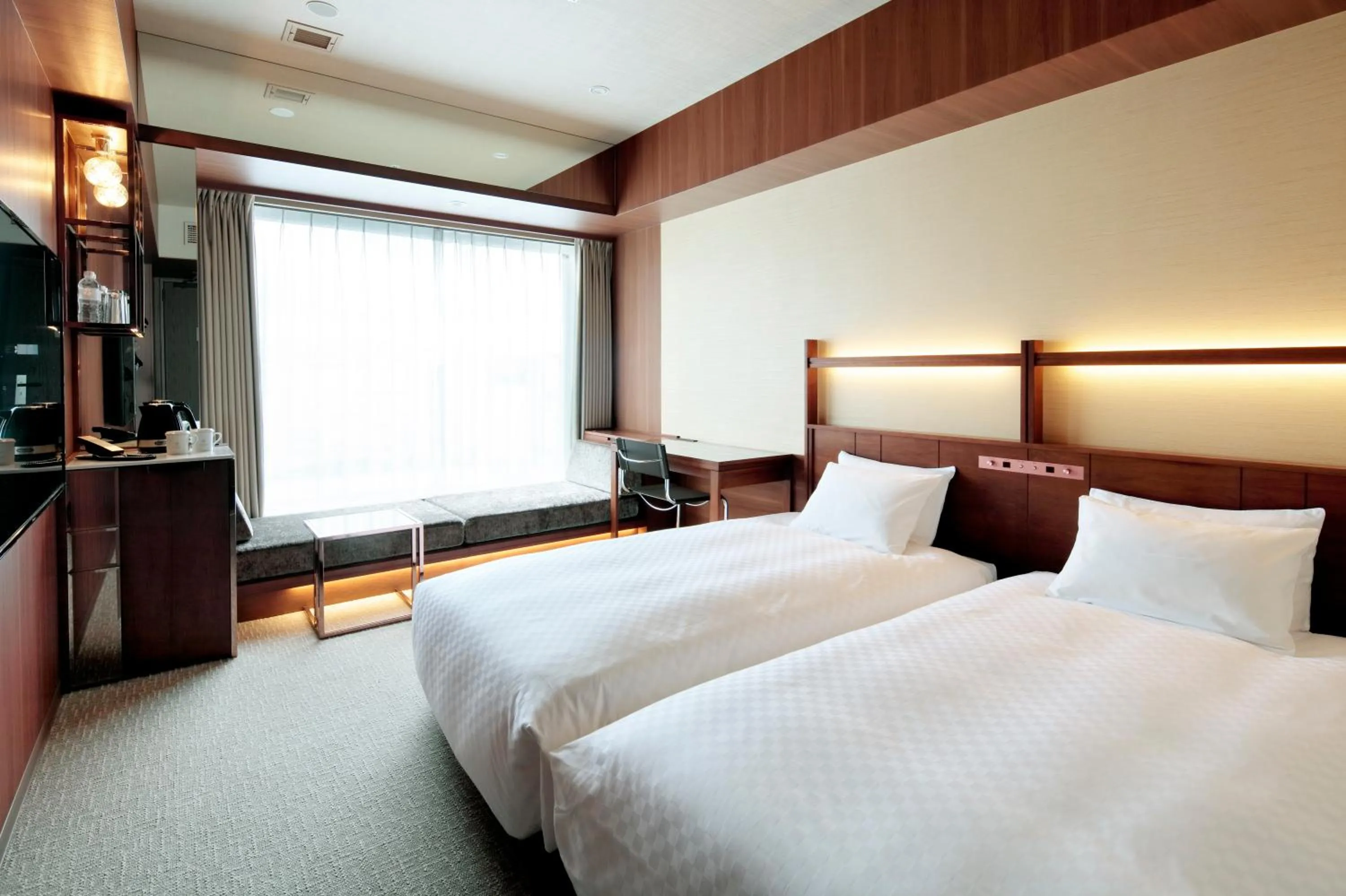 Photo of the whole room, Bed in Candeo Hotel Utsunomiya