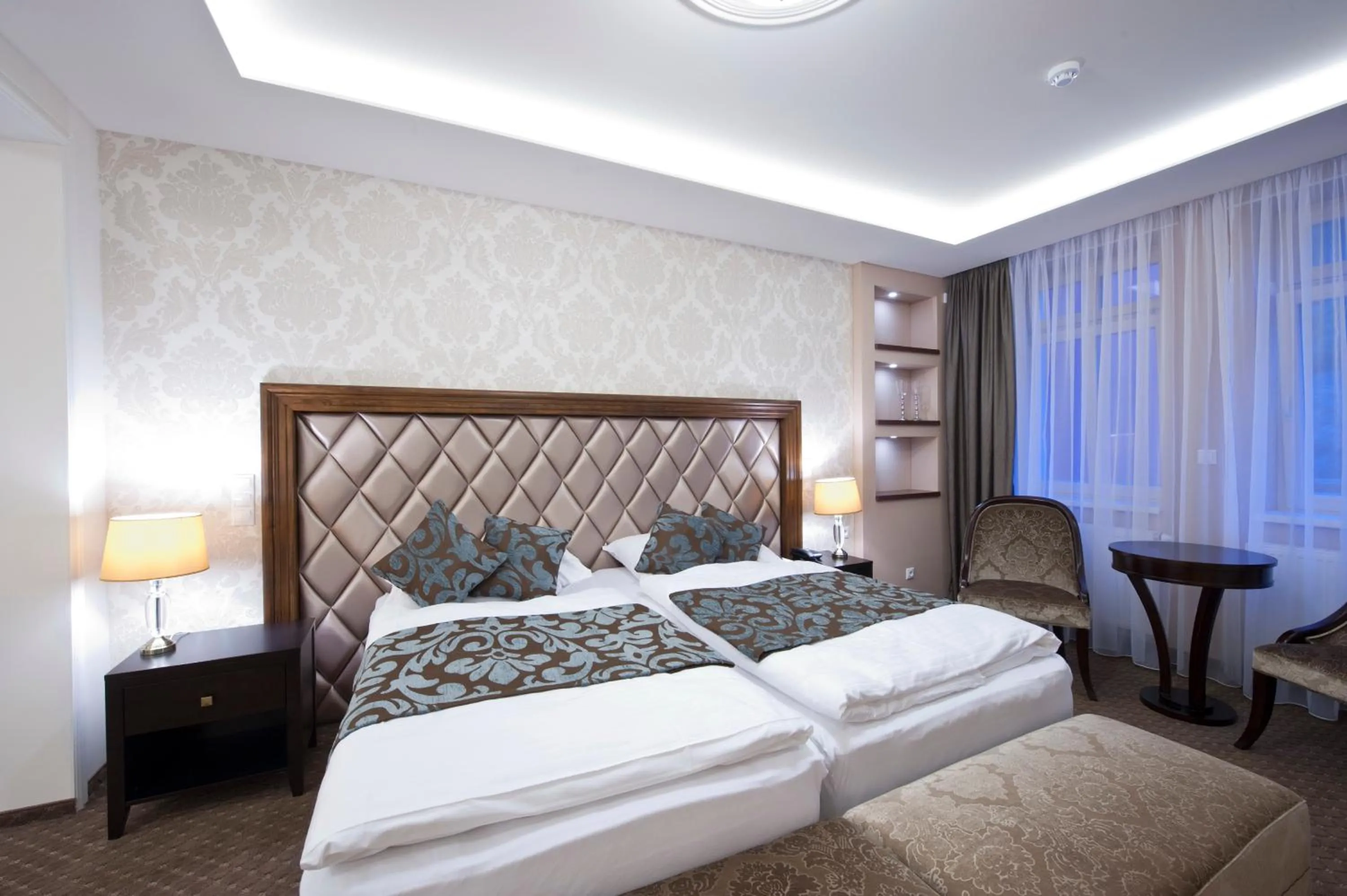 Bed in Hotel Dvorana