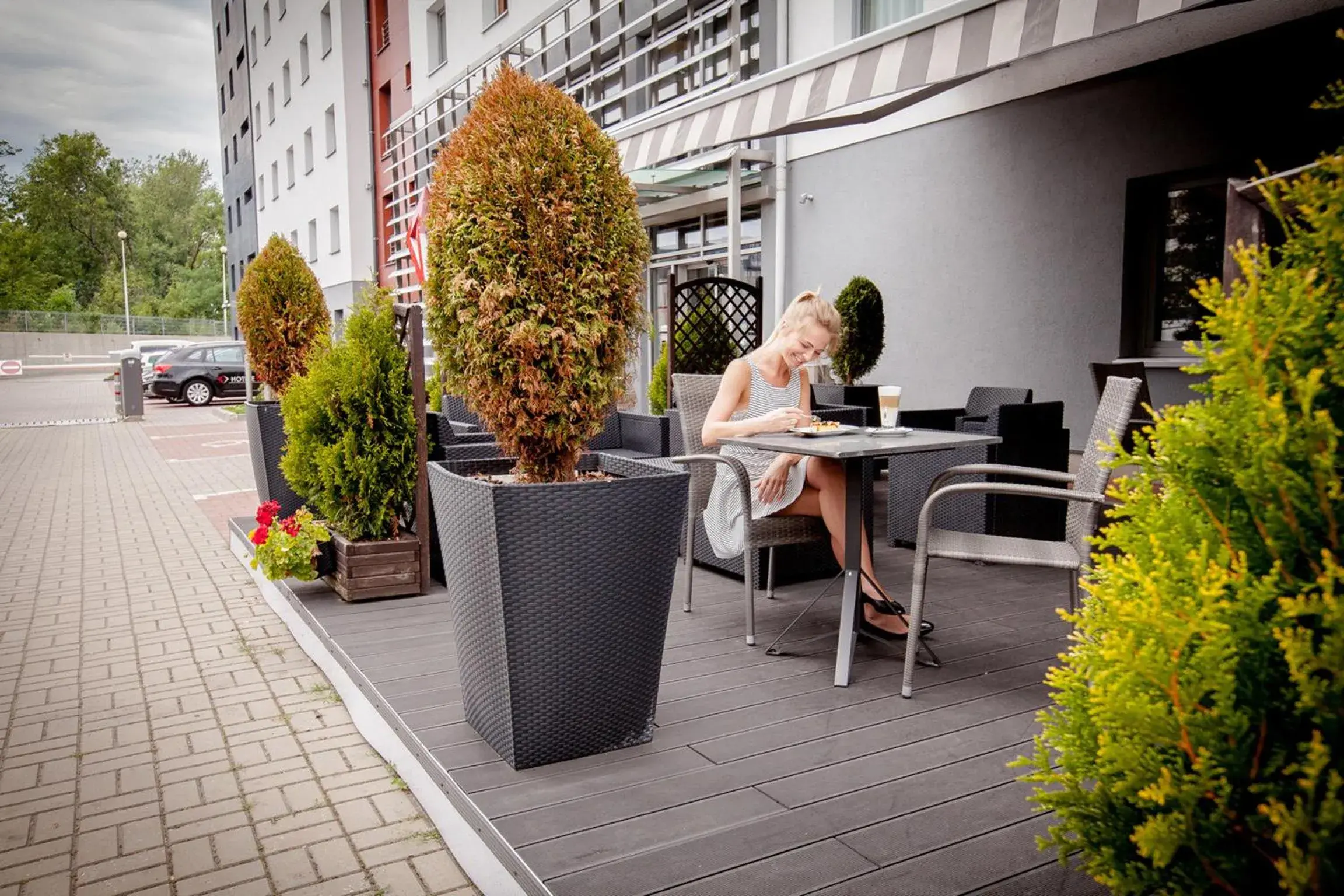Property building in Park Hotel Diament Katowice Property building in Park Hotel Diament Katowice