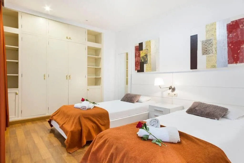 Bed in The Collection Barcelona - Central and Elegant 4 Bedroom by Placa Catalunya