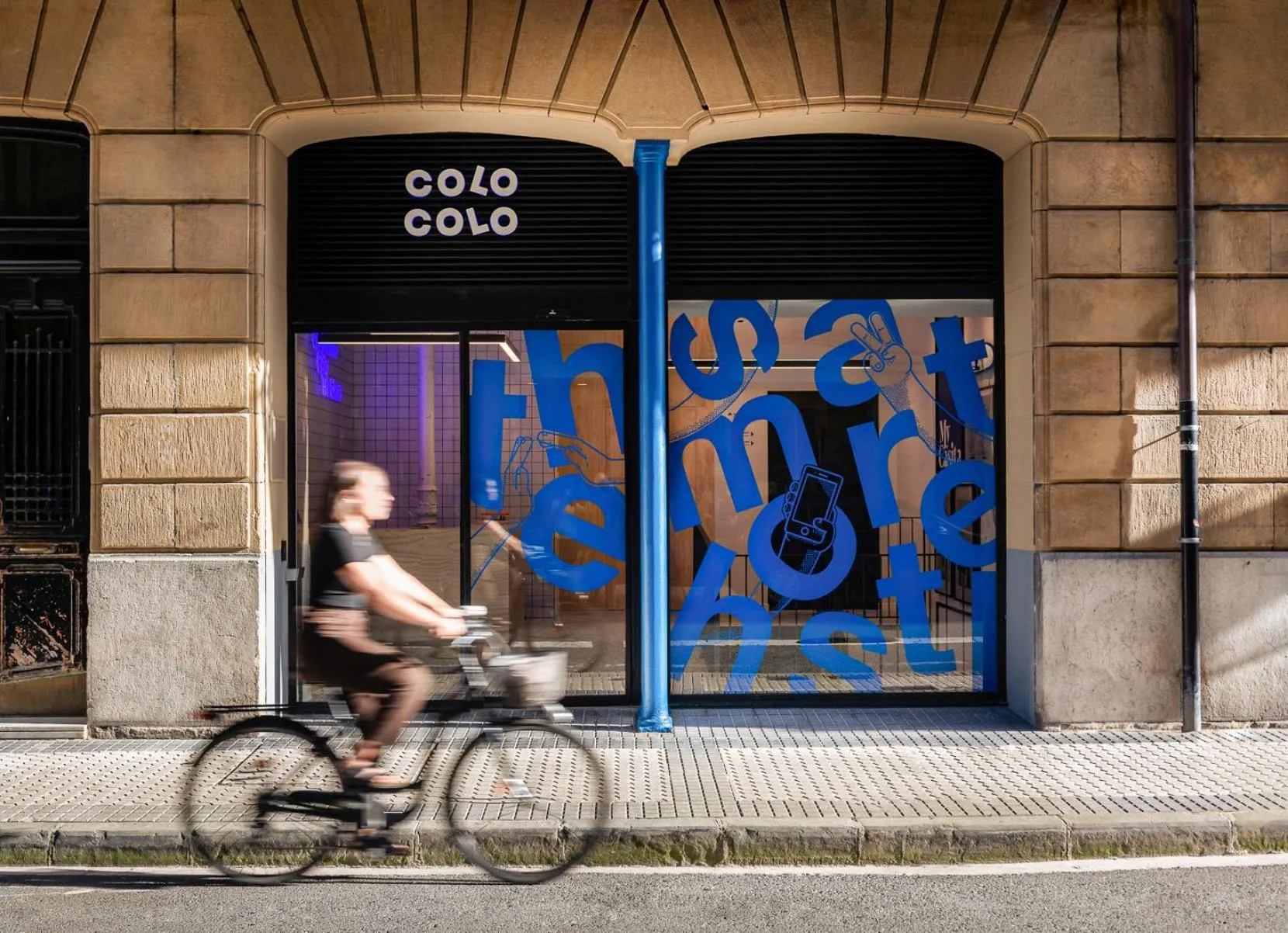 Facade/entrance in Colo Colo Hostel - Single Private Beds