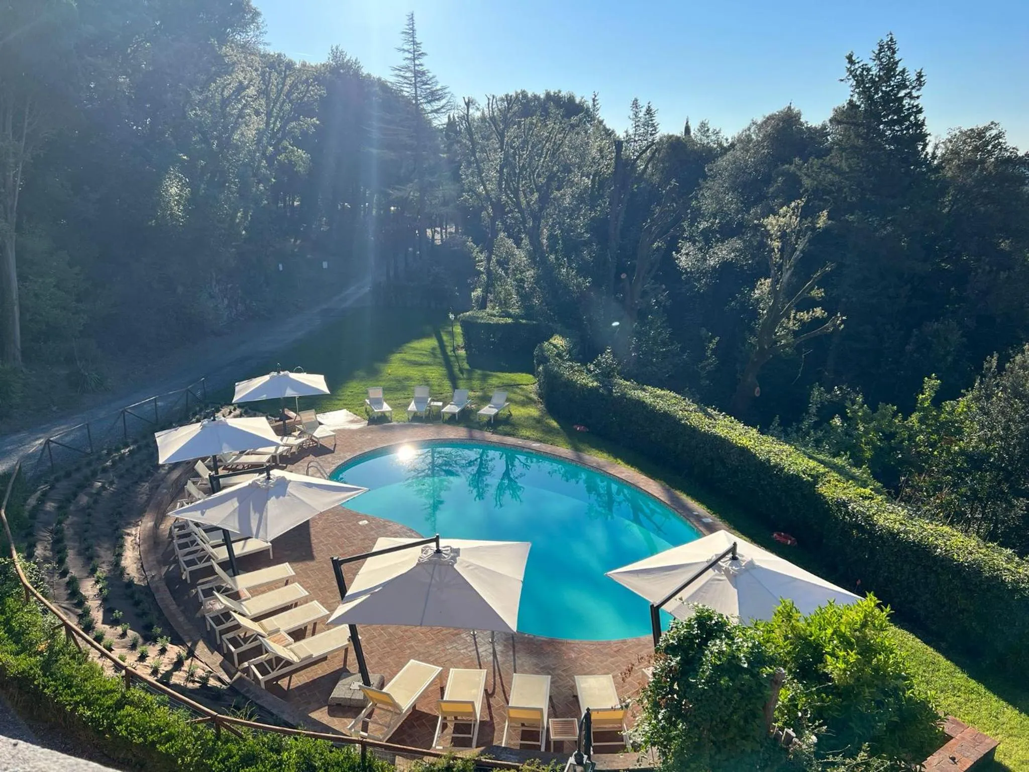 Swimming pool in Il Castello di San Ruffino