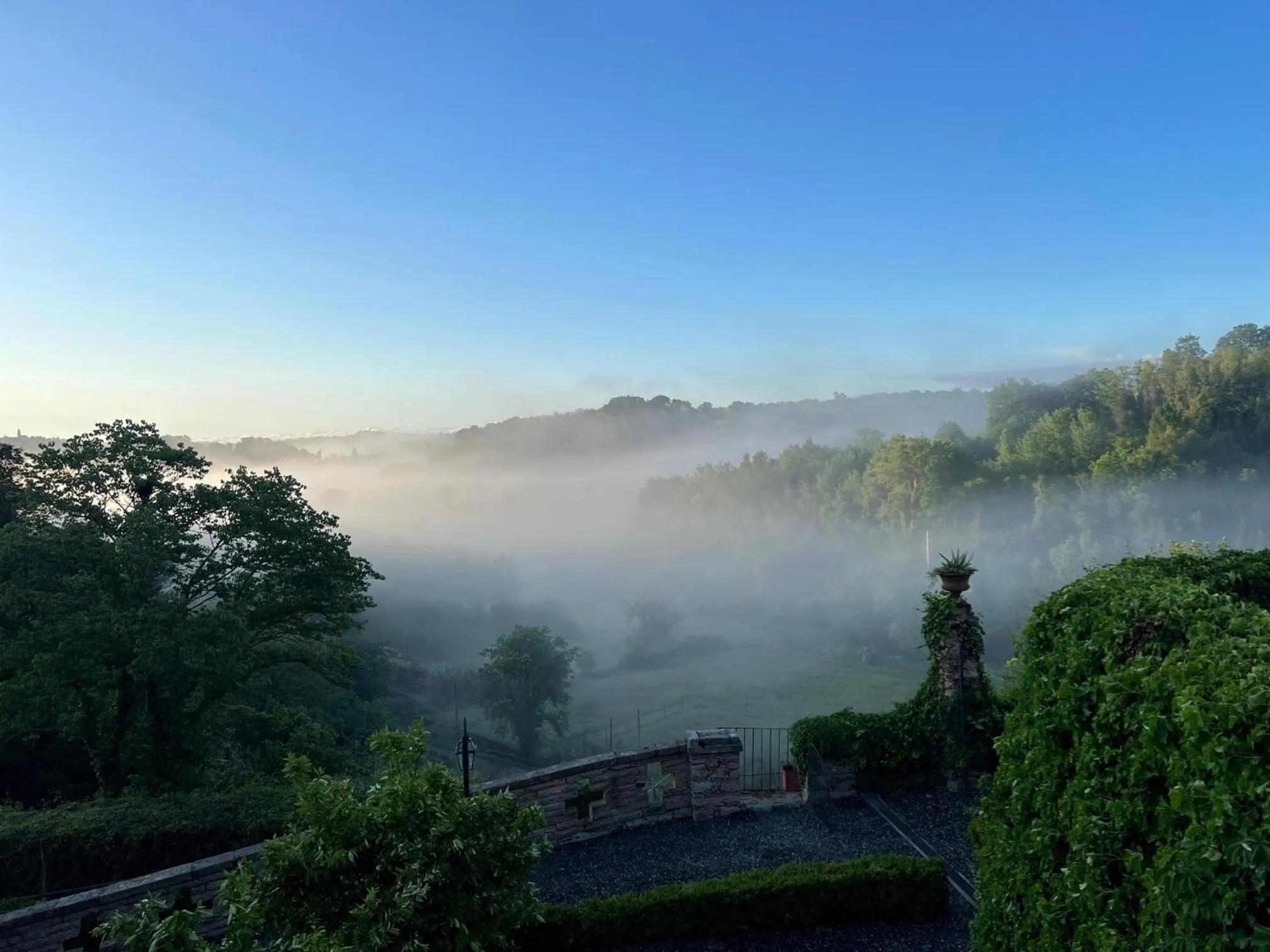 Garden view in Il Castello di San Ruffino