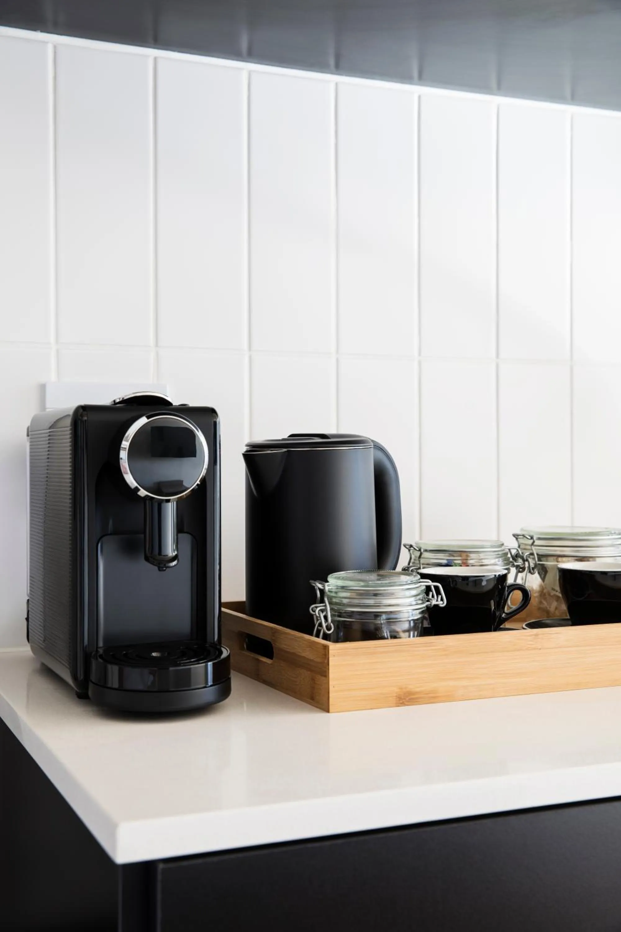 Coffee/tea facilities in Home Suite Hotels Station House