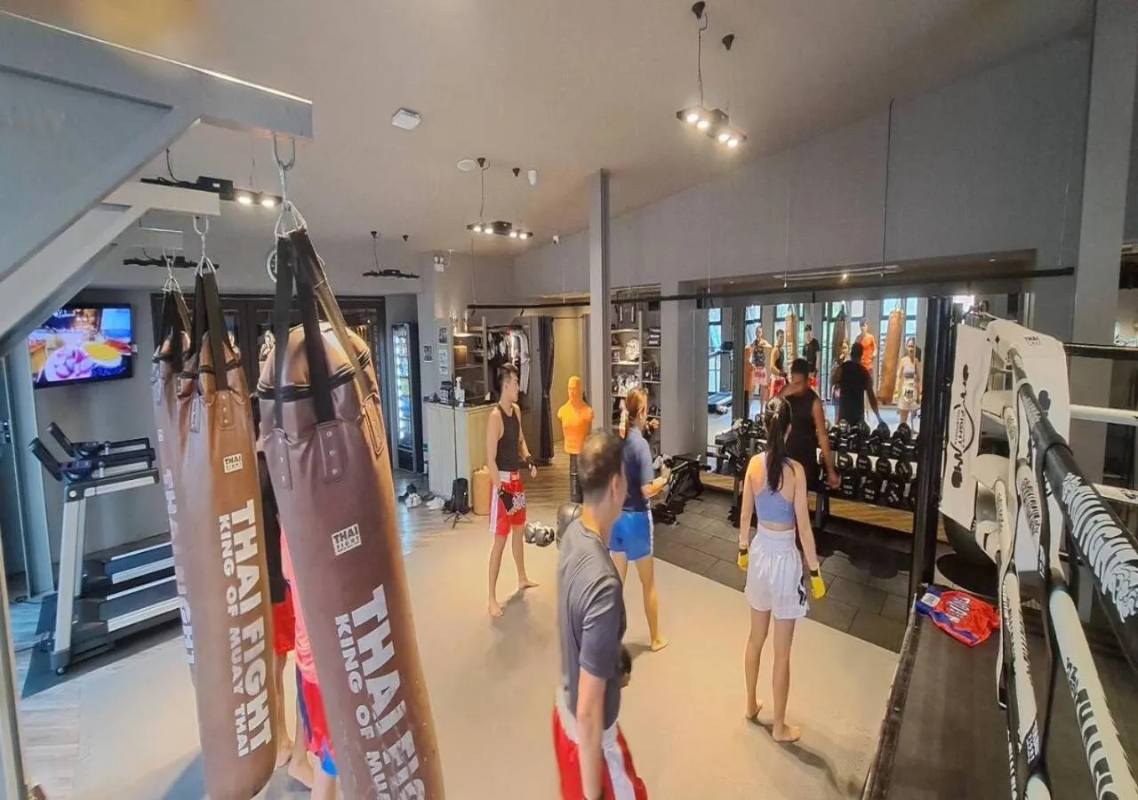 Fitness centre/facilities in Thai Fight Hotel