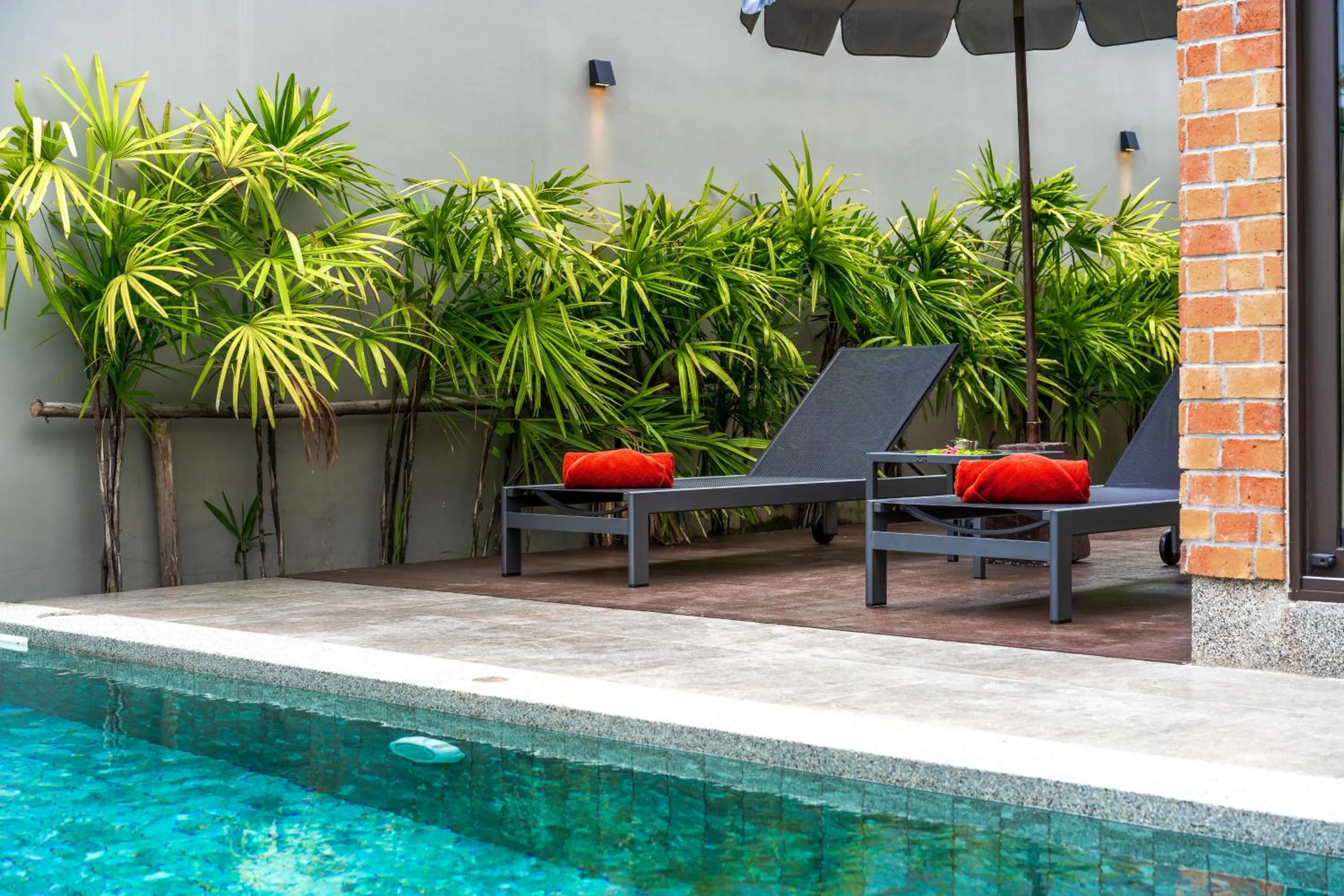 Patio in Thai Fight Hotel