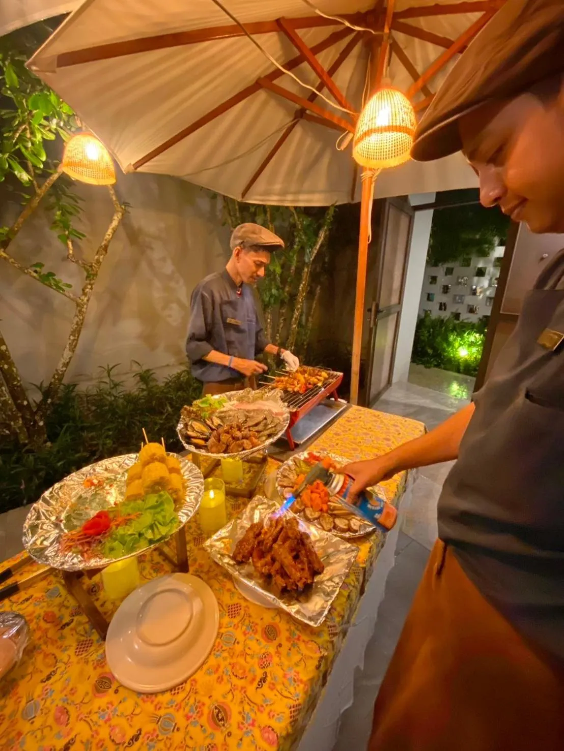 BBQ facilities in Thai Fight Hotel