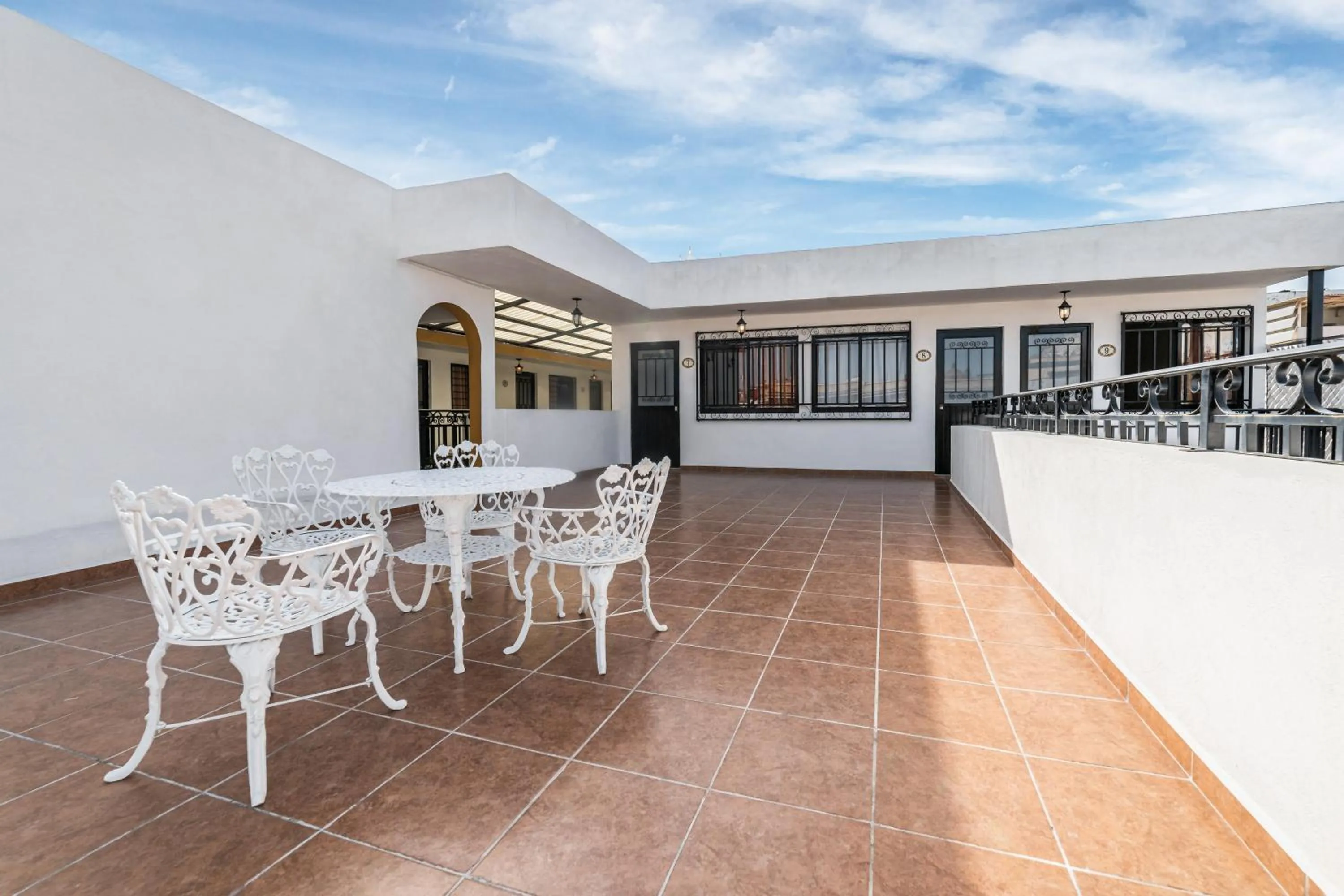 Property building in Hotel Meson de Carolina