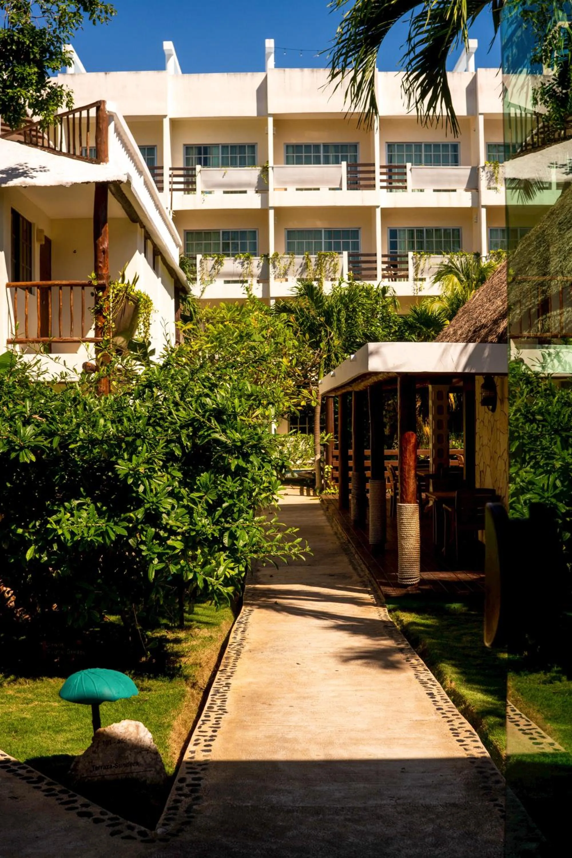 Property building in Posada Sian Kaan Playa del Carmen - Wellness Oriented Hotel