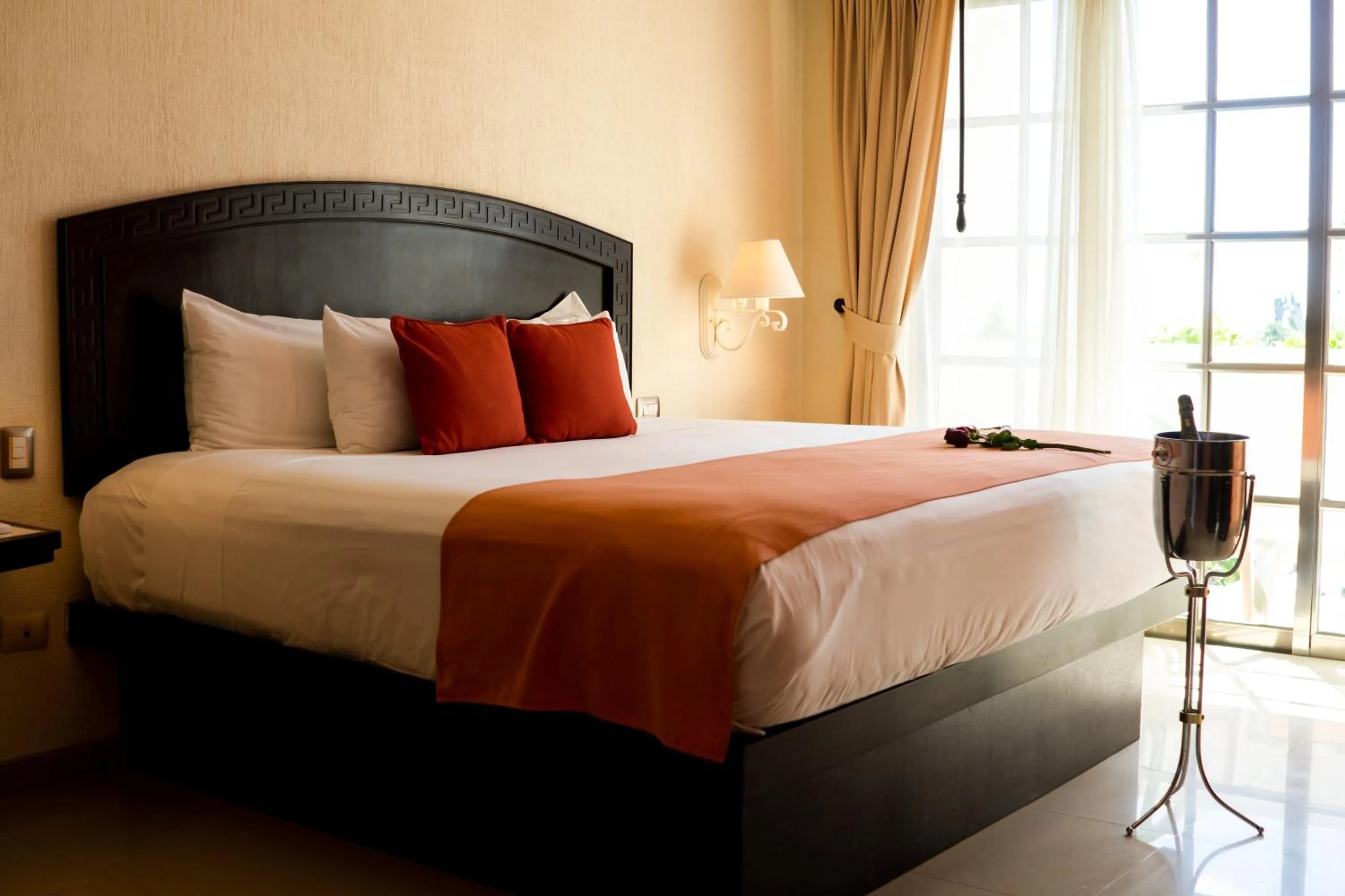 Bed in Posada Sian Kaan Playa del Carmen - Wellness Oriented Hotel