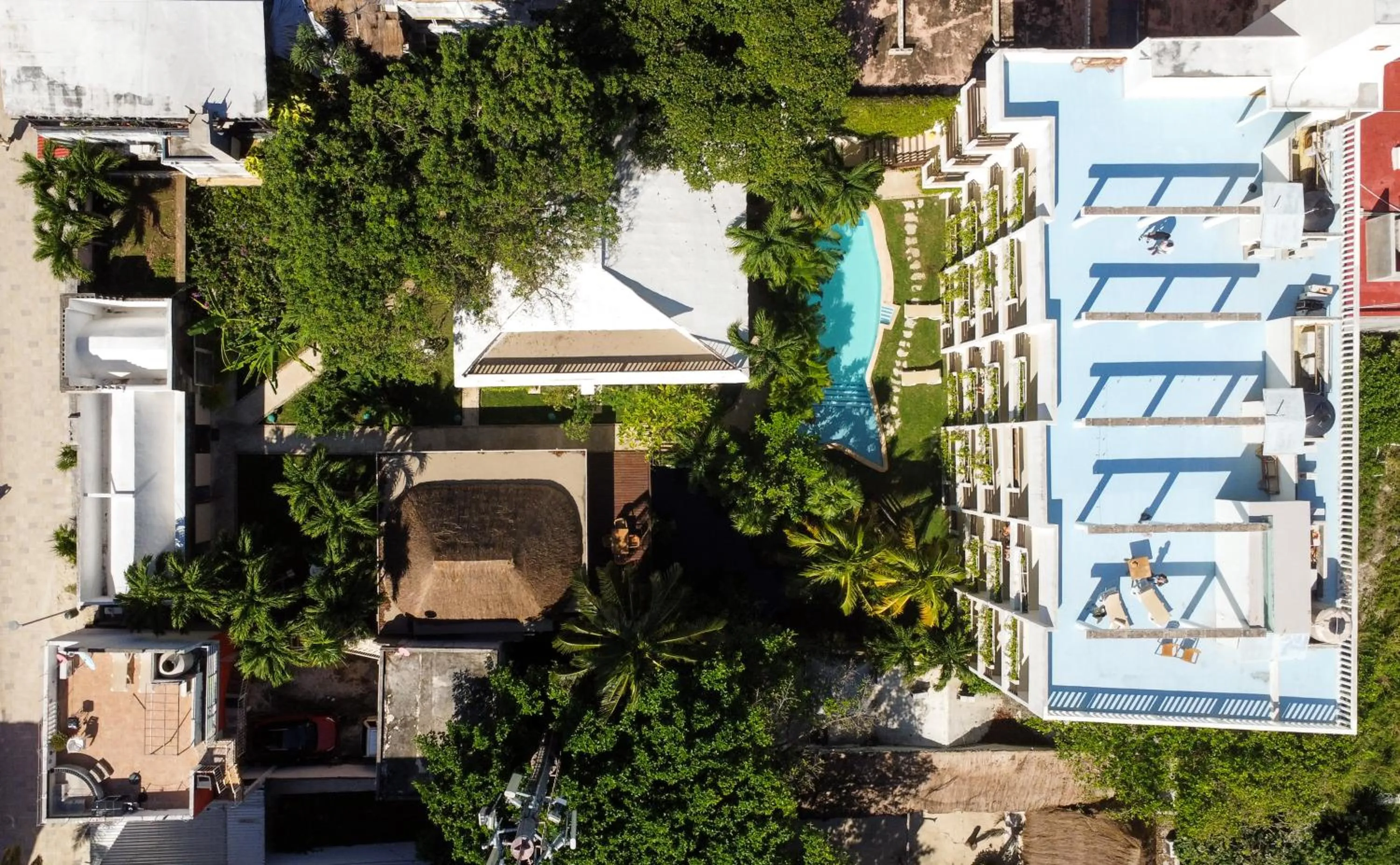 Property building in Posada Sian Kaan Playa del Carmen - Wellness Oriented Hotel