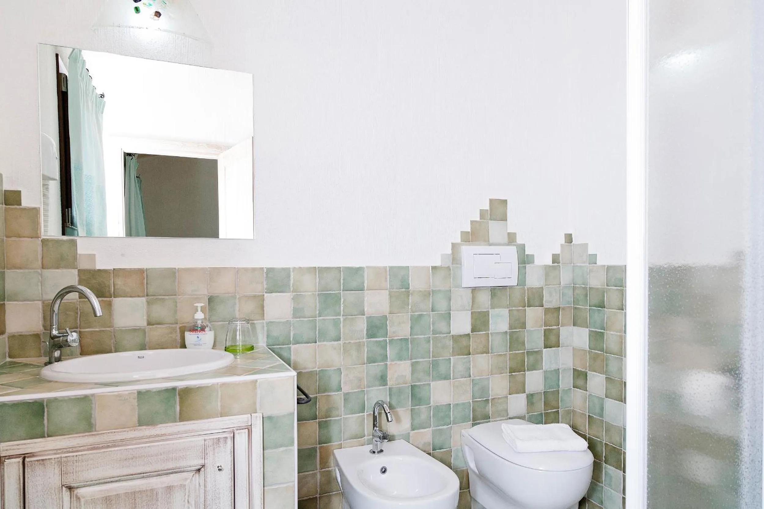 Bathroom in B&B Terra e Smeralda