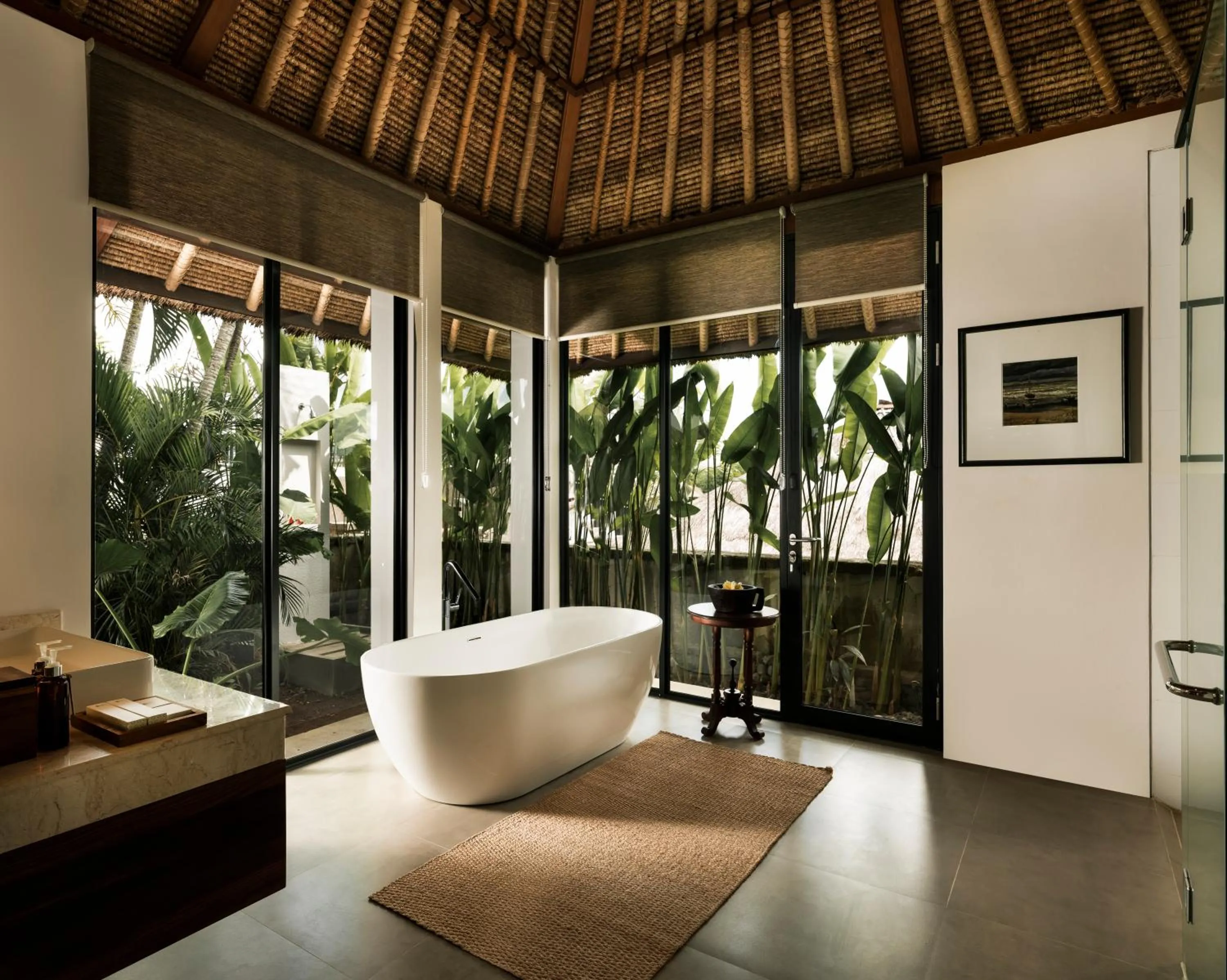 Bathroom in Kharista Villas & Retreat by Ekosistem