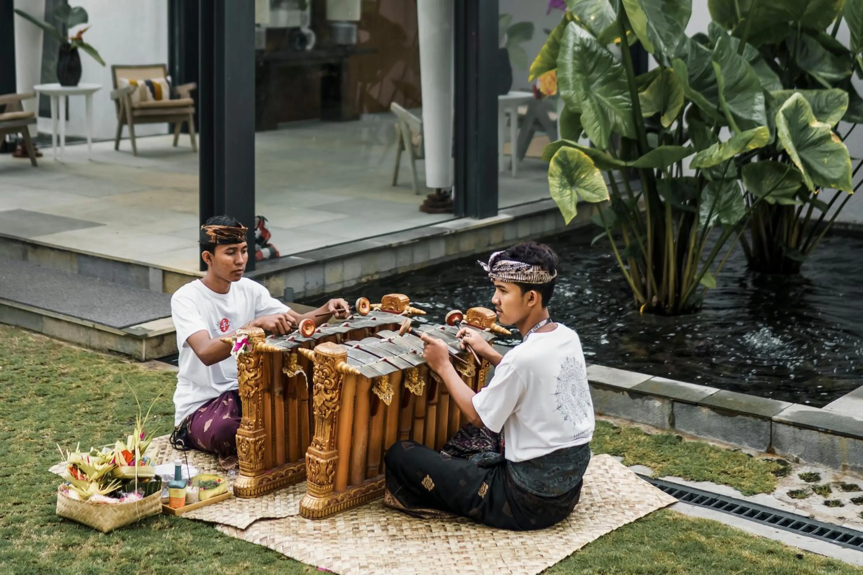 Garden in Kharista Villas & Retreat by Ekosistem