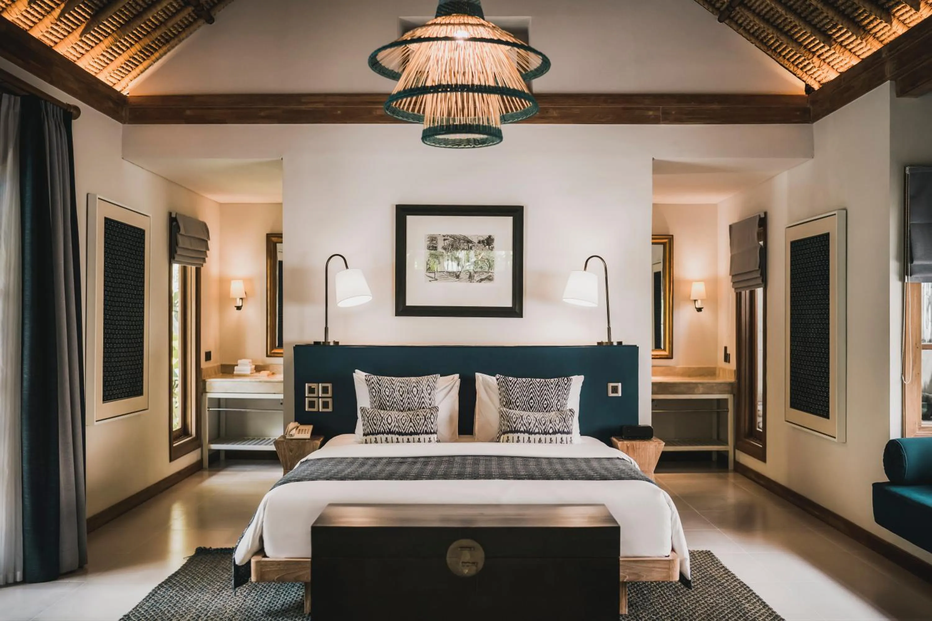 Bed in Kharista Villas & Retreat by Ekosistem