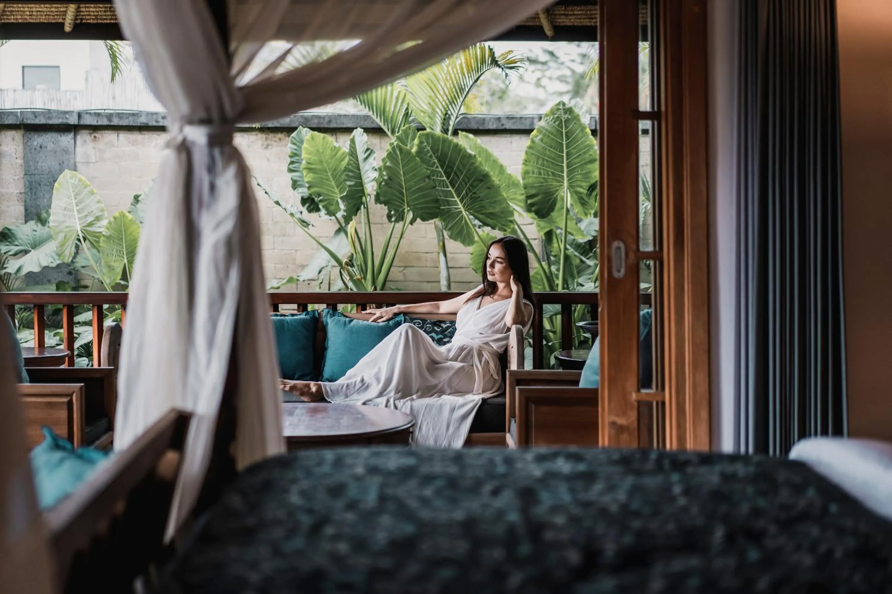 Garden in Kharista Villas & Retreat by Ekosistem