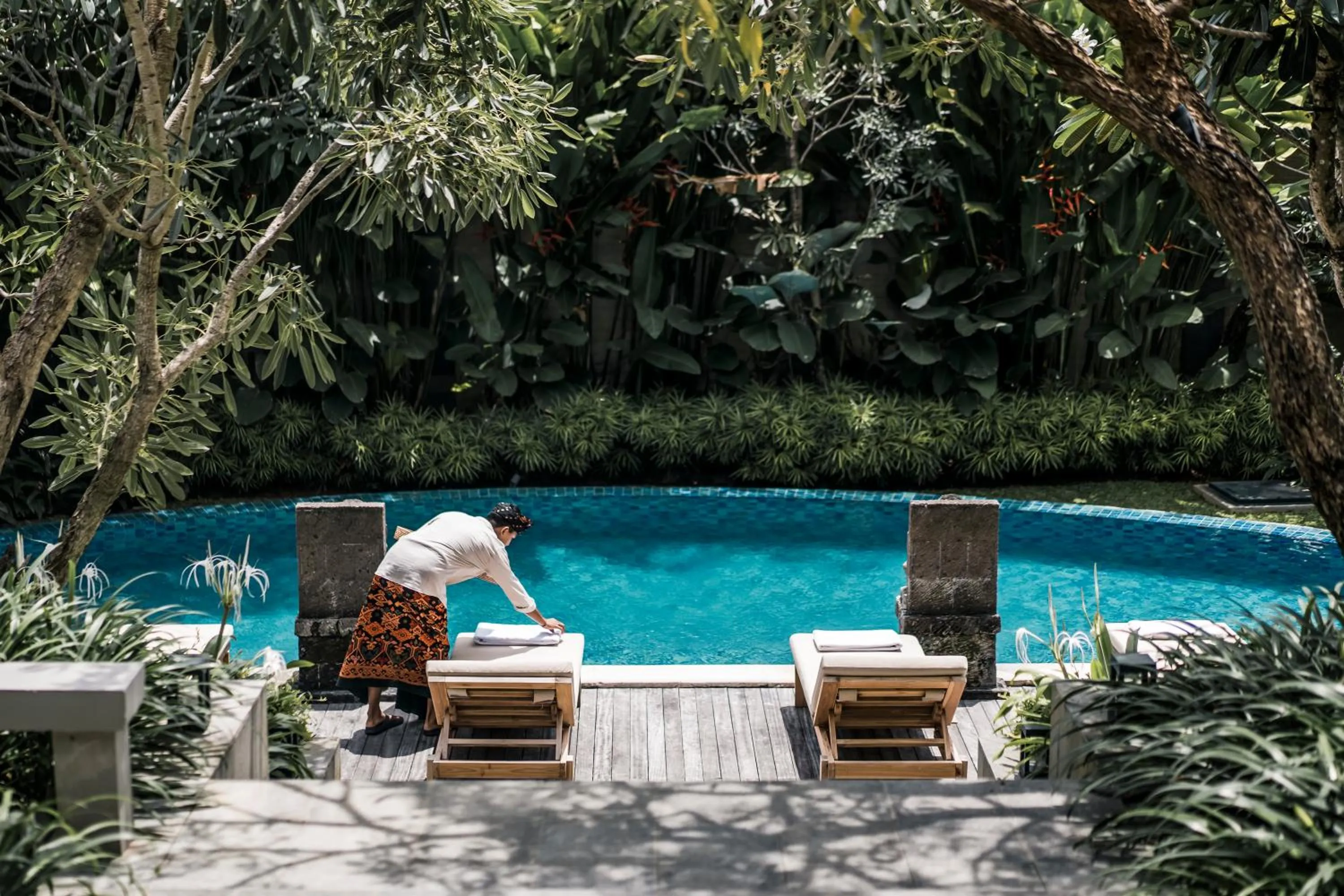 Garden view in Kharista Villas & Retreat by Ekosistem