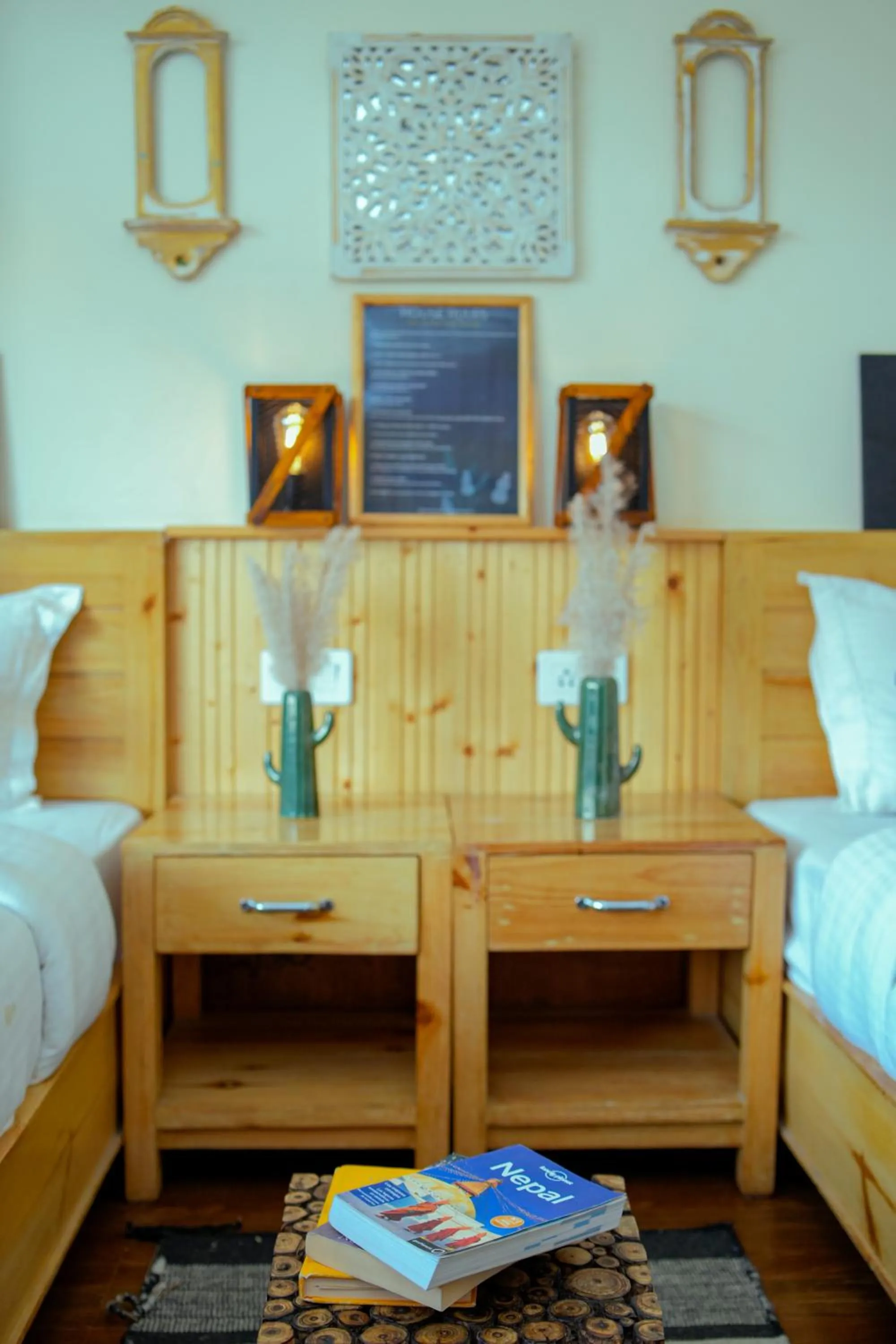 Bedroom, Bed in Chokling ArtHouse - The Treasure of Himalayas