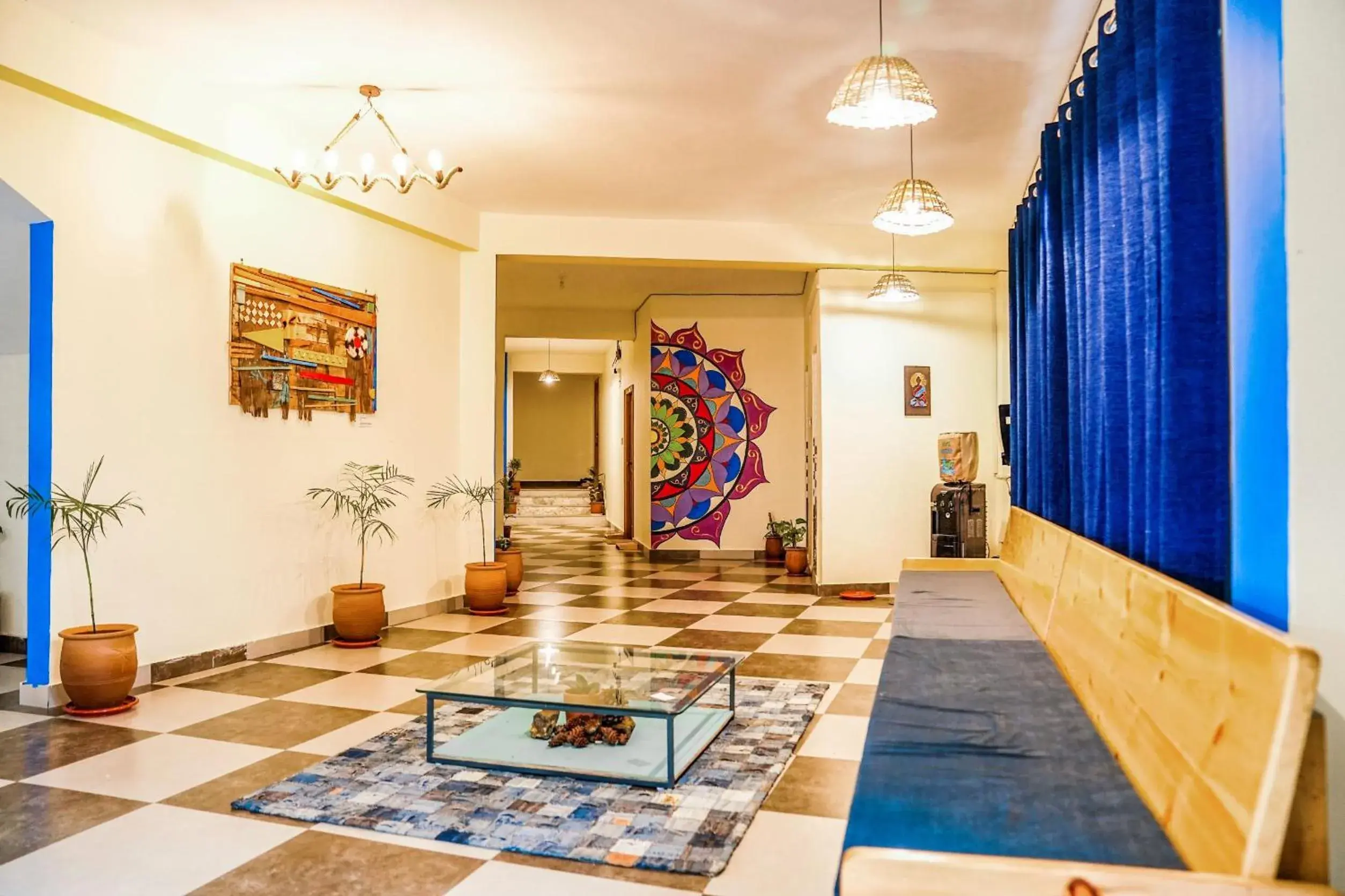 Living room in Chokling ArtHouse - The Treasure of Himalayas Living room in Chokling ArtHouse - The Treasure of Himalayas