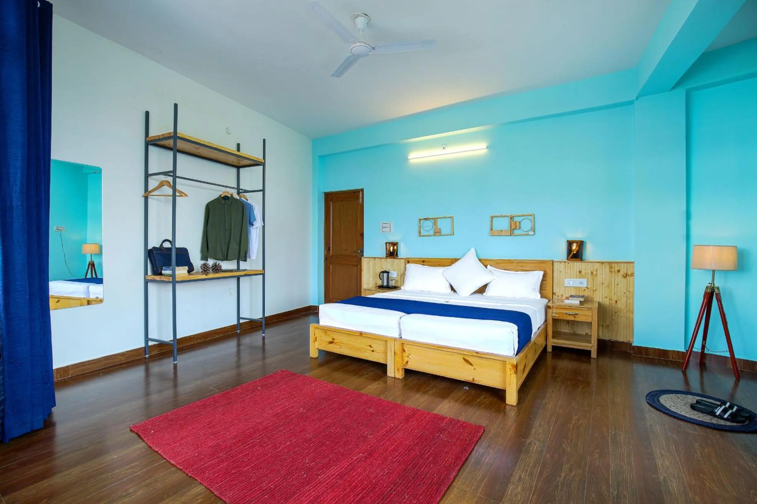 Bed in Chokling ArtHouse - The Treasure of Himalayas