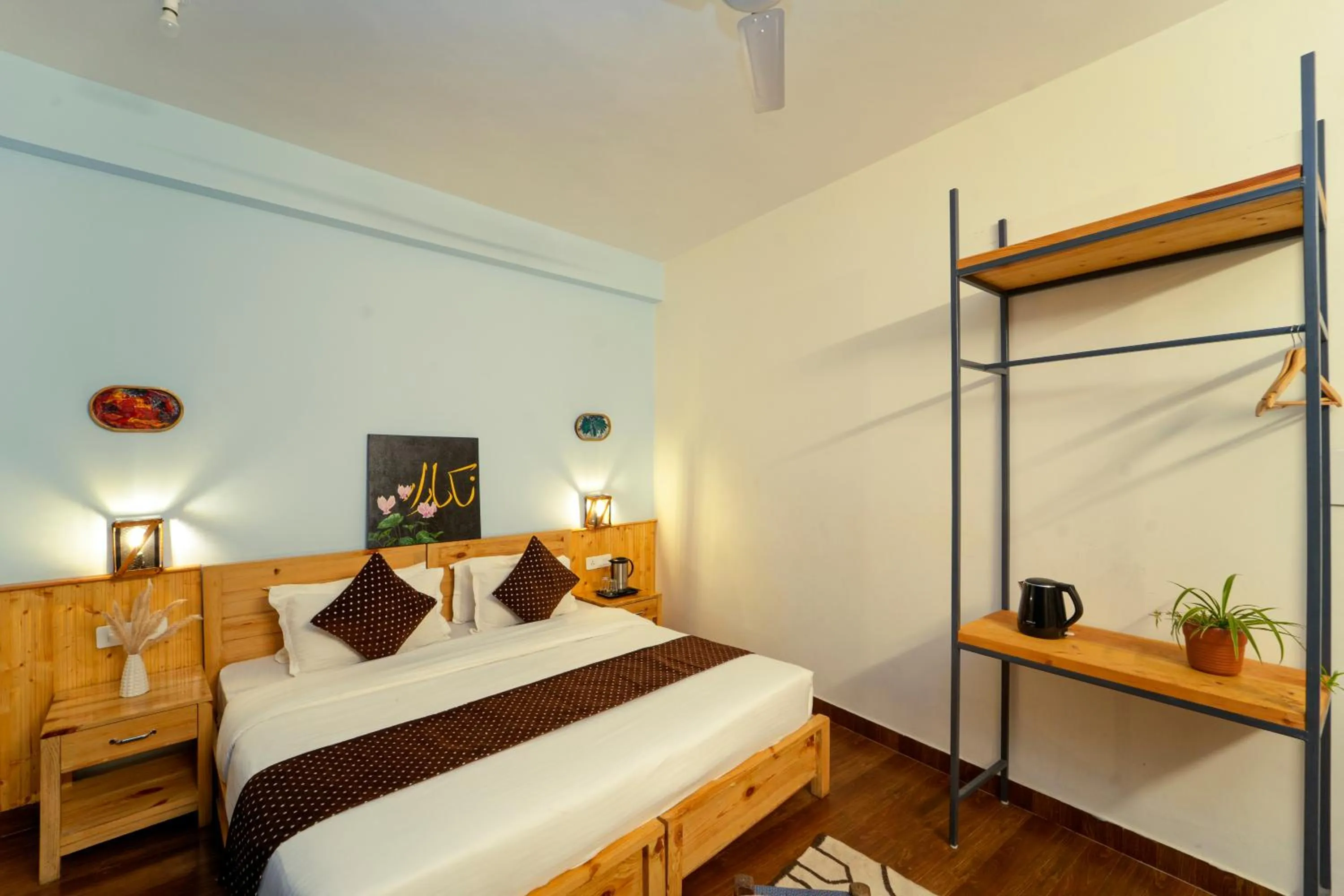 Bedroom, Bed in Chokling ArtHouse - The Treasure of Himalayas