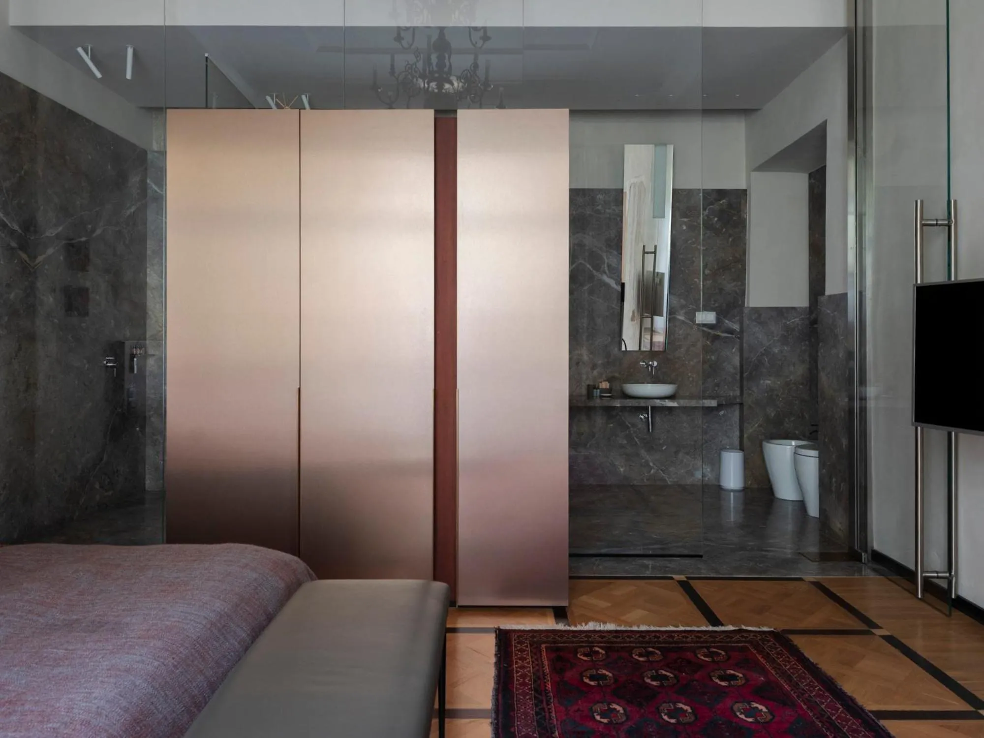 Bathroom in Hotel Pod Różą