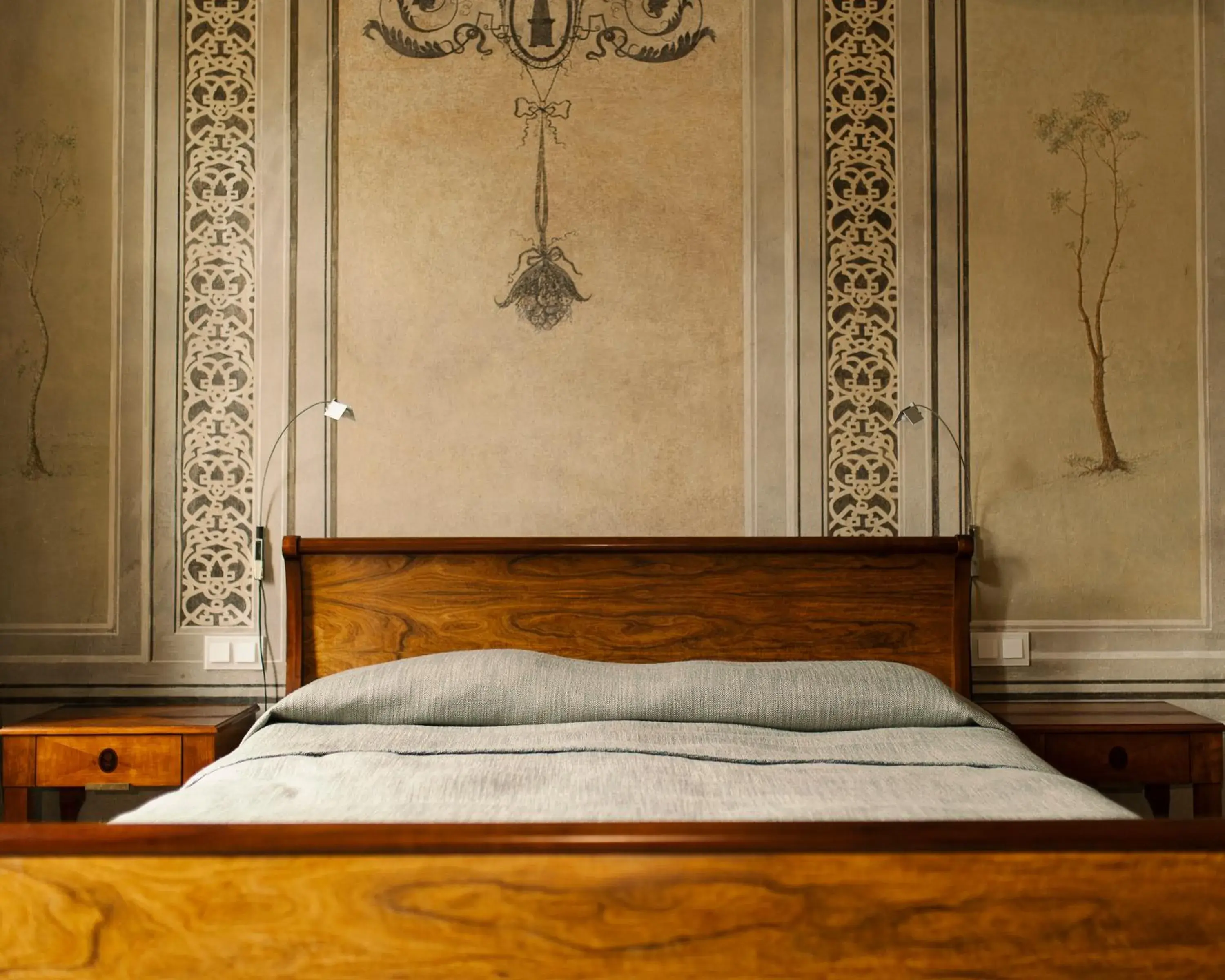 Bed in Hotel Pod Różą Bed in Hotel Pod Różą