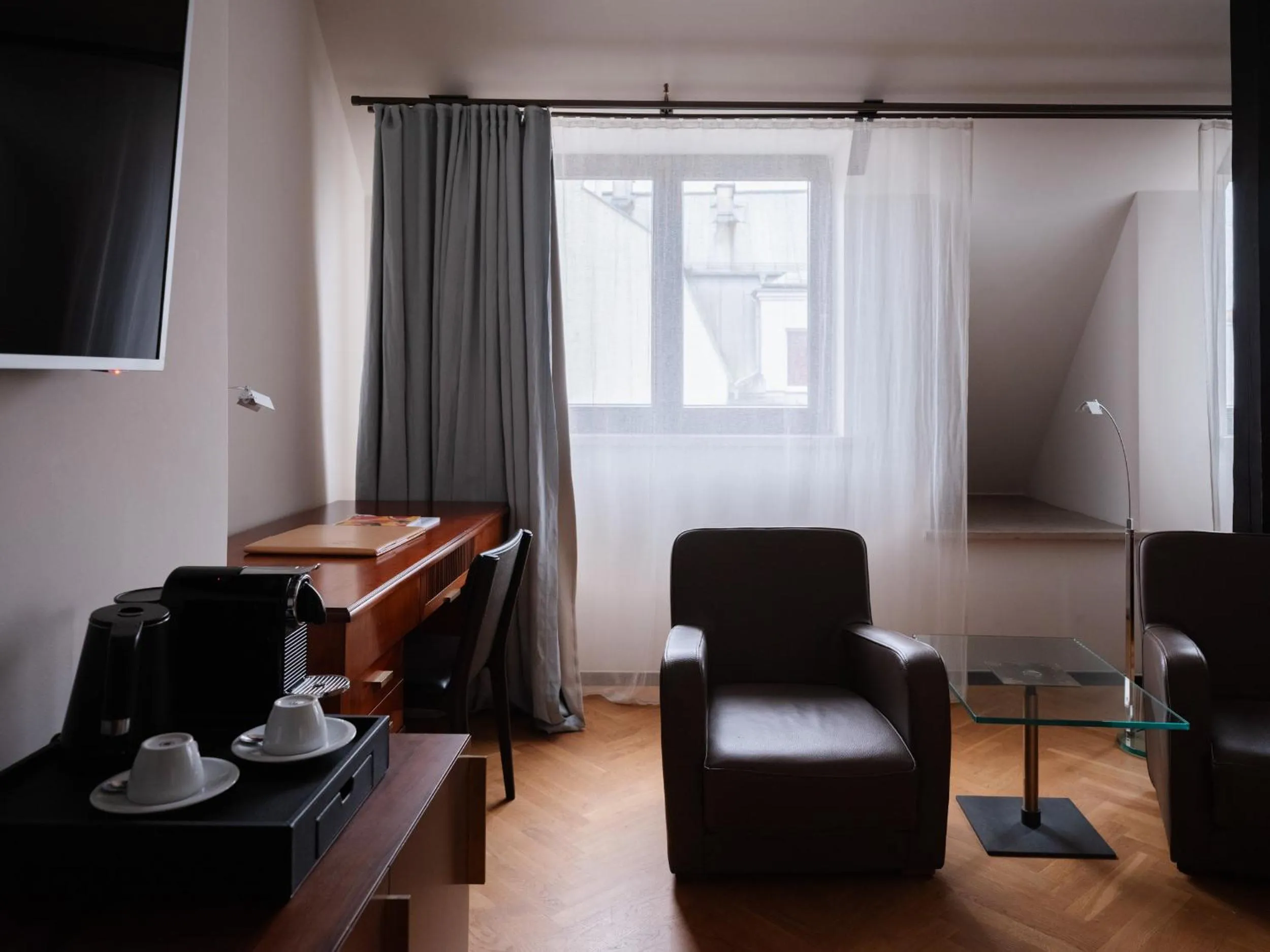 Seating area in Hotel Pod Różą