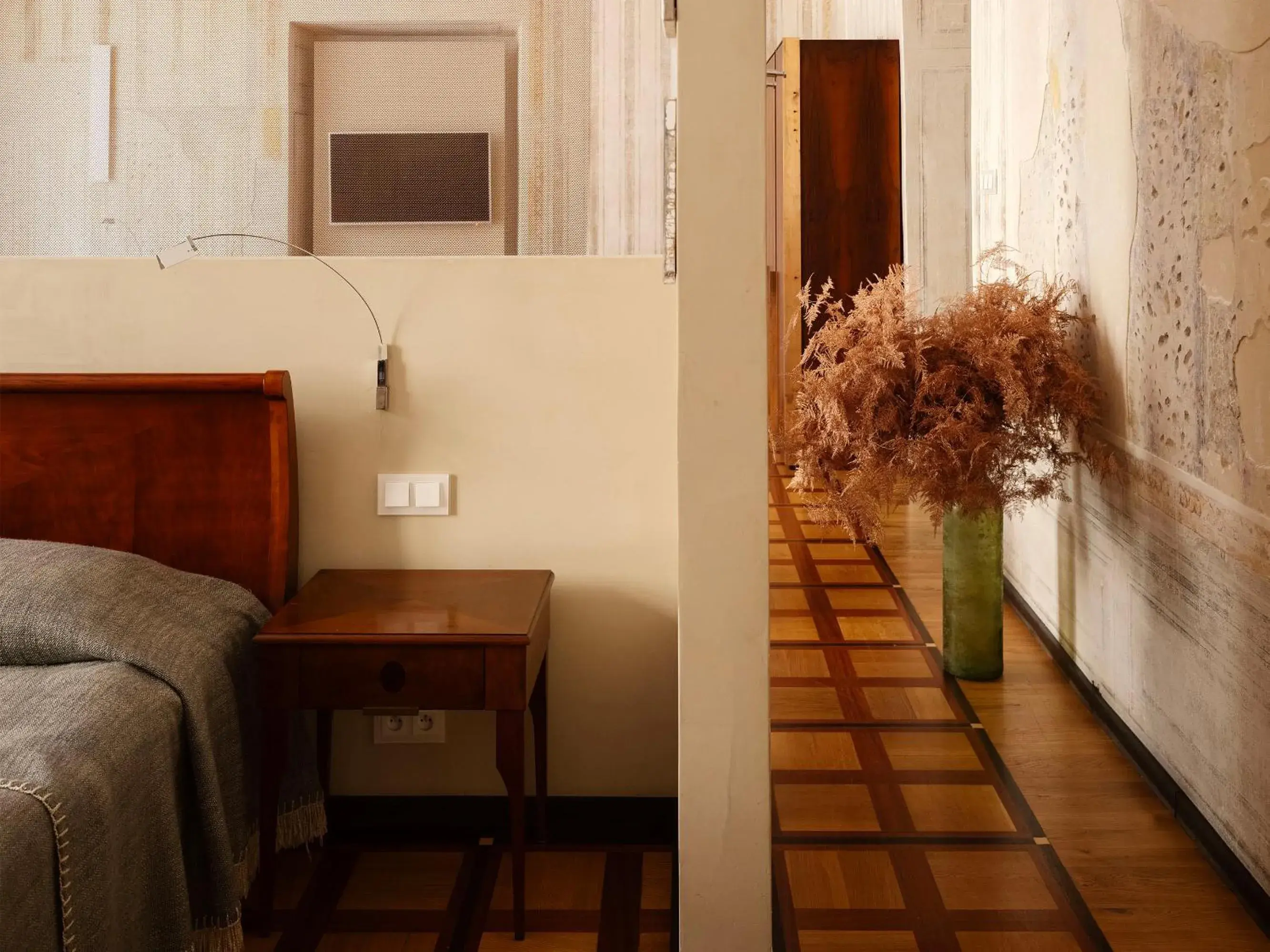 Bed in Hotel Pod Różą Bed in Hotel Pod Różą