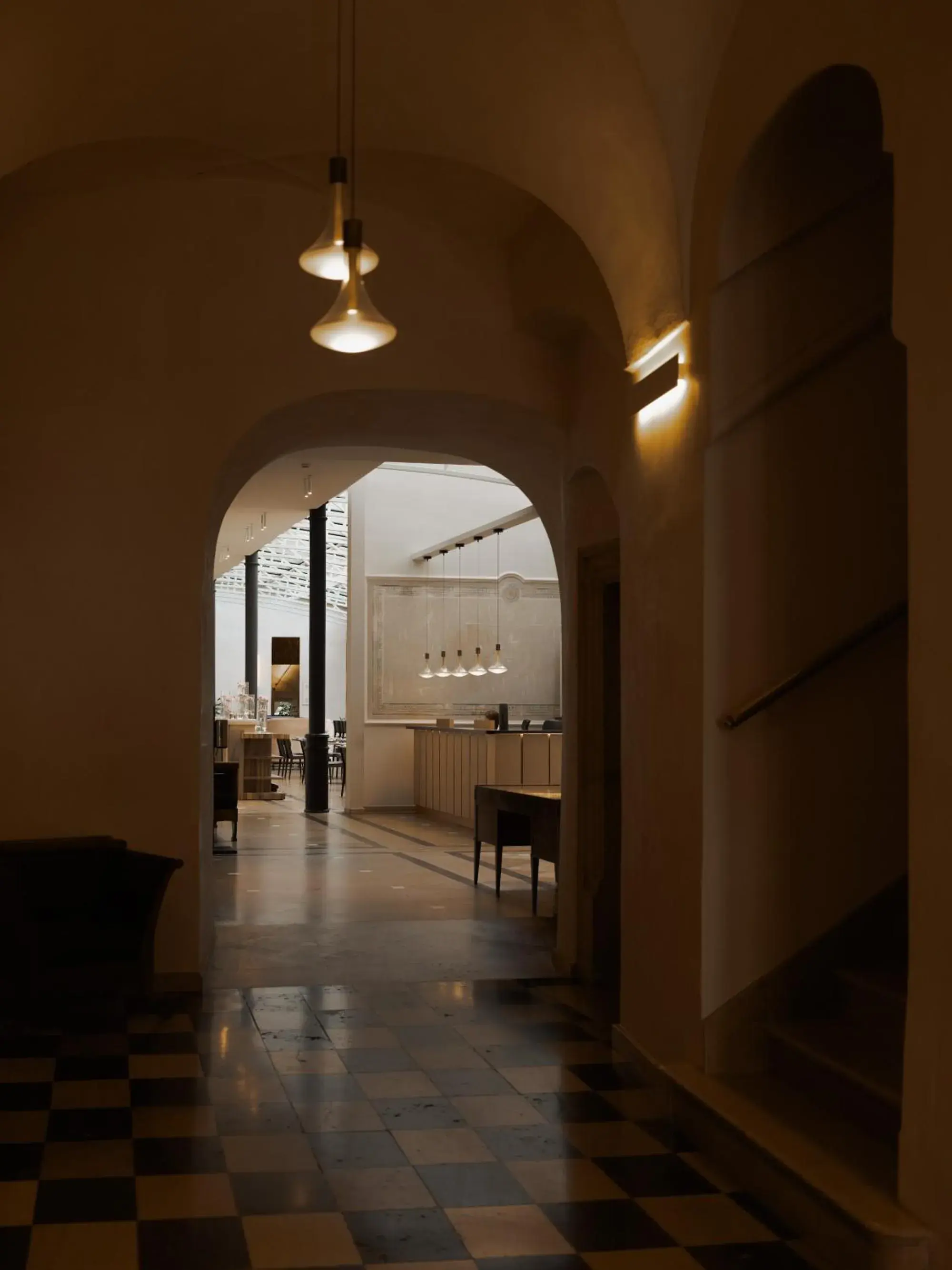 Lobby or reception in Hotel Pod Różą Lobby or reception in Hotel Pod Różą