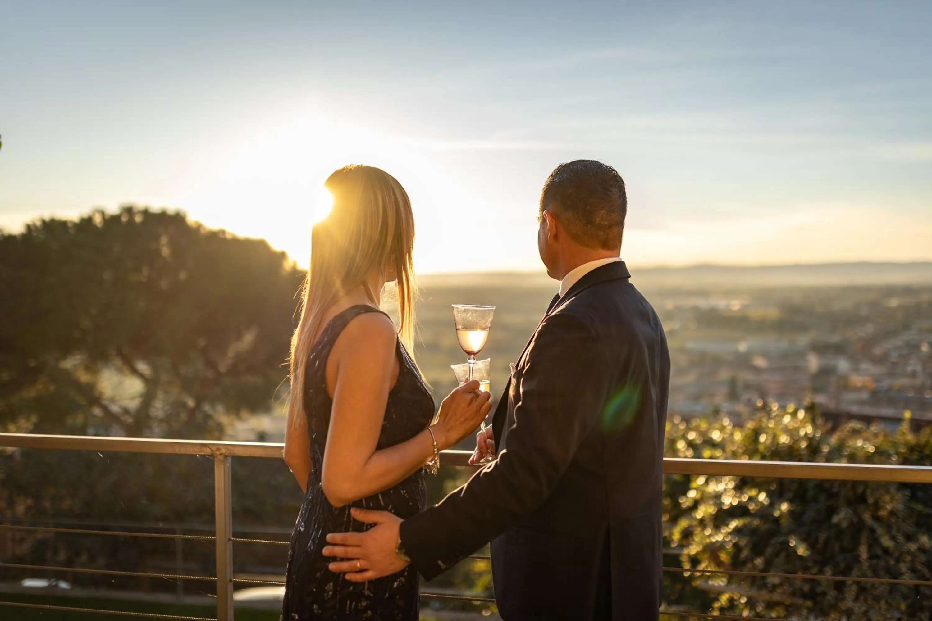 Garden view in San Michele al Castello
