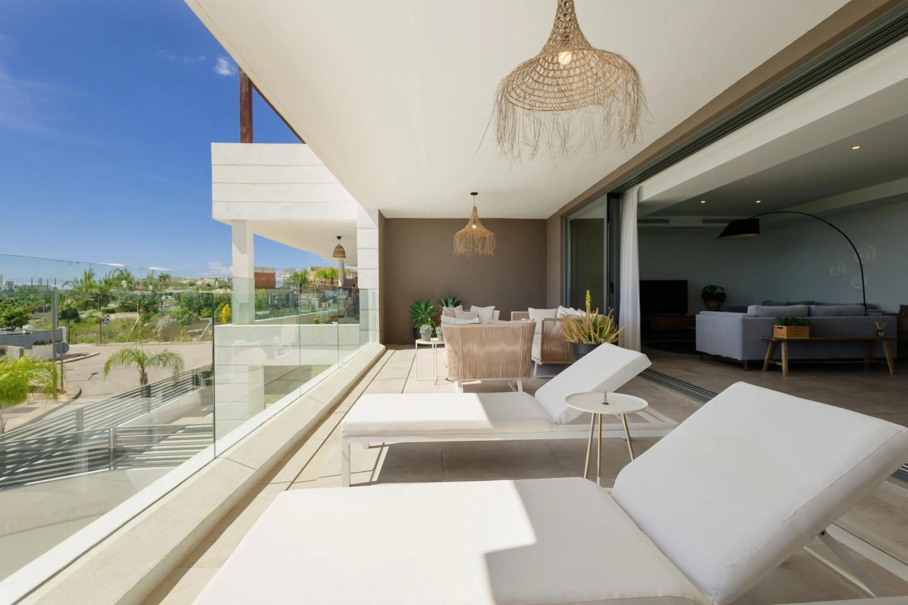 Day in Luxury holiday apartment with 2 bedrooms in Cancelada