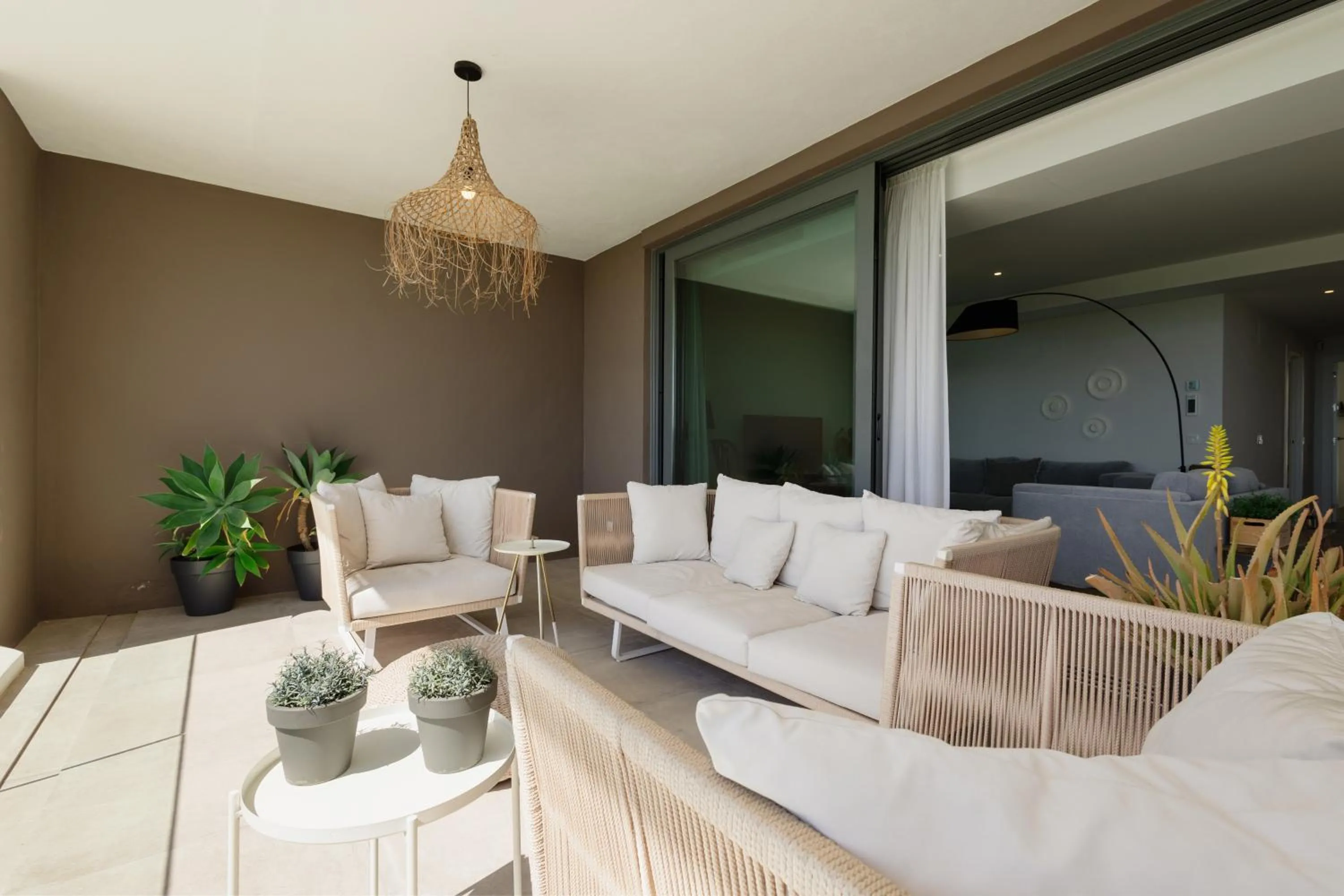 Balcony/Terrace in Luxury holiday apartment with 2 bedrooms in Cancelada