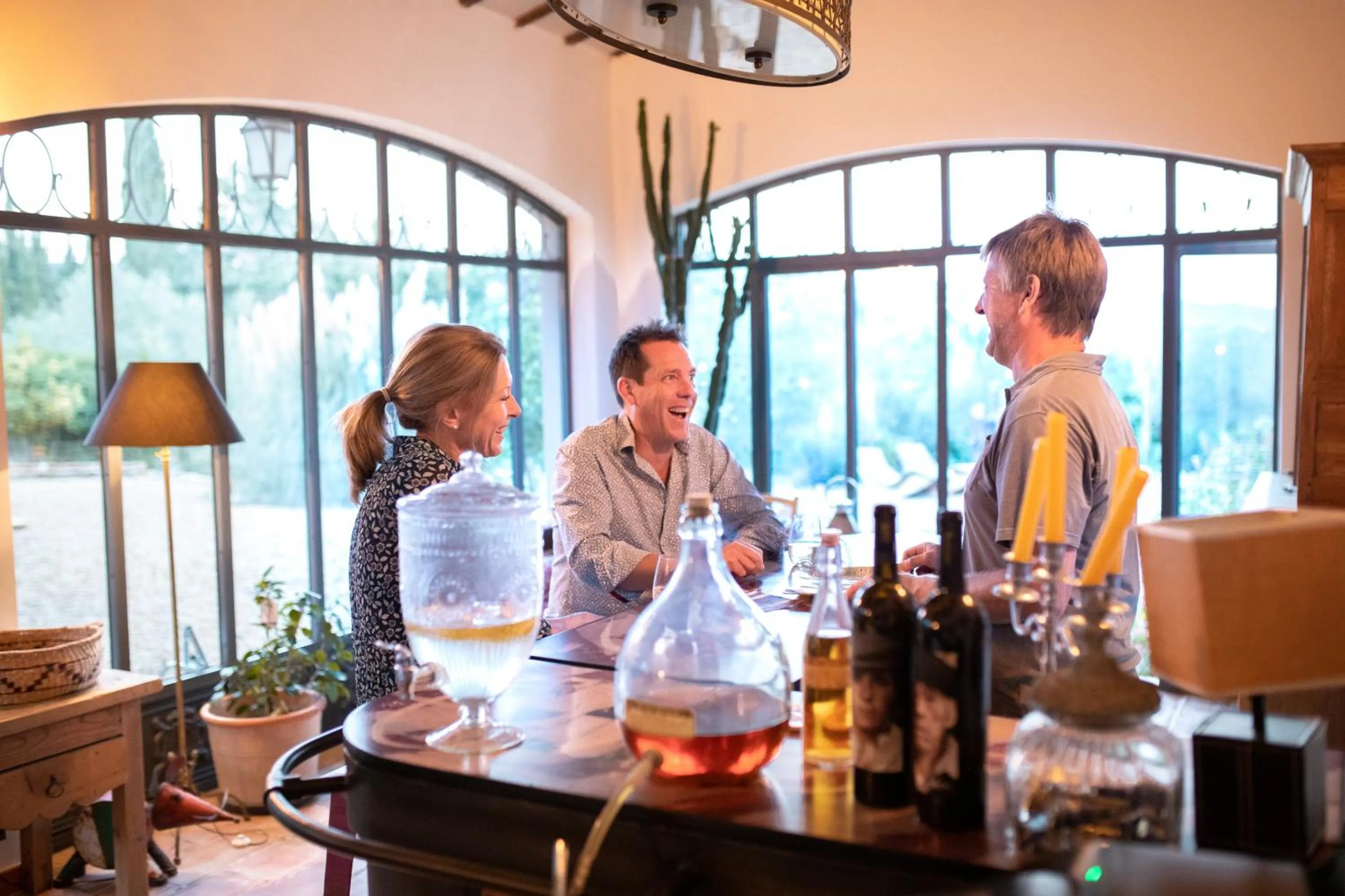People in Le Mas des Romarins, FAYENCE