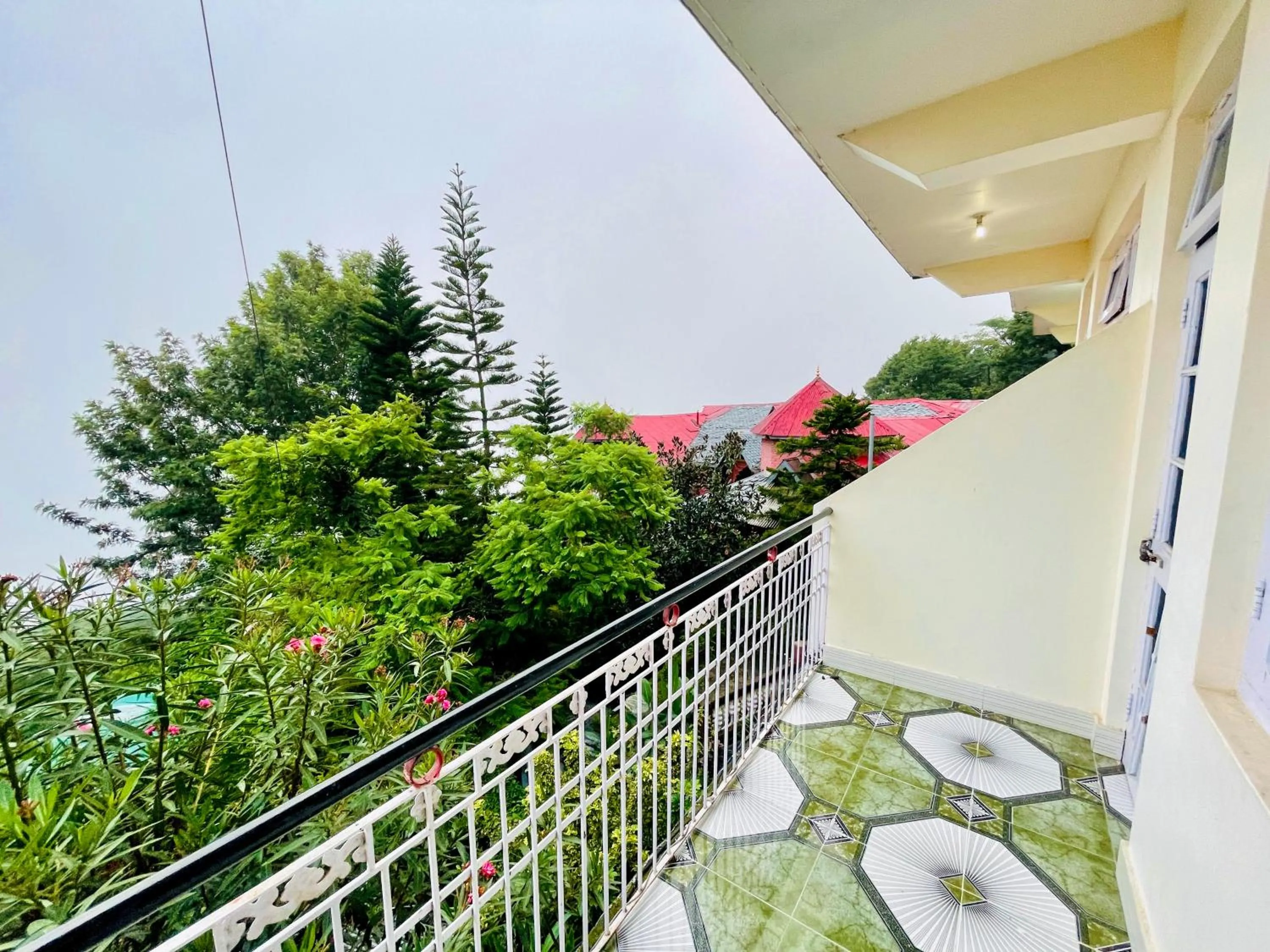 View (from property/room) in Grand view lodge and Restaurant Dharamshala - Partial Prepayment required to confirm booking