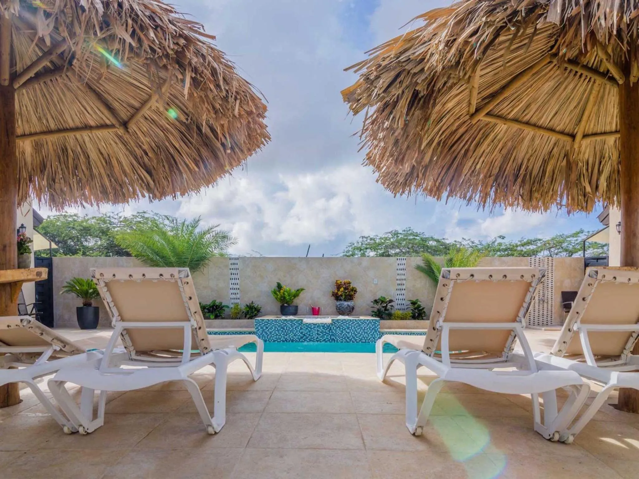 Pool view in Golden Villas