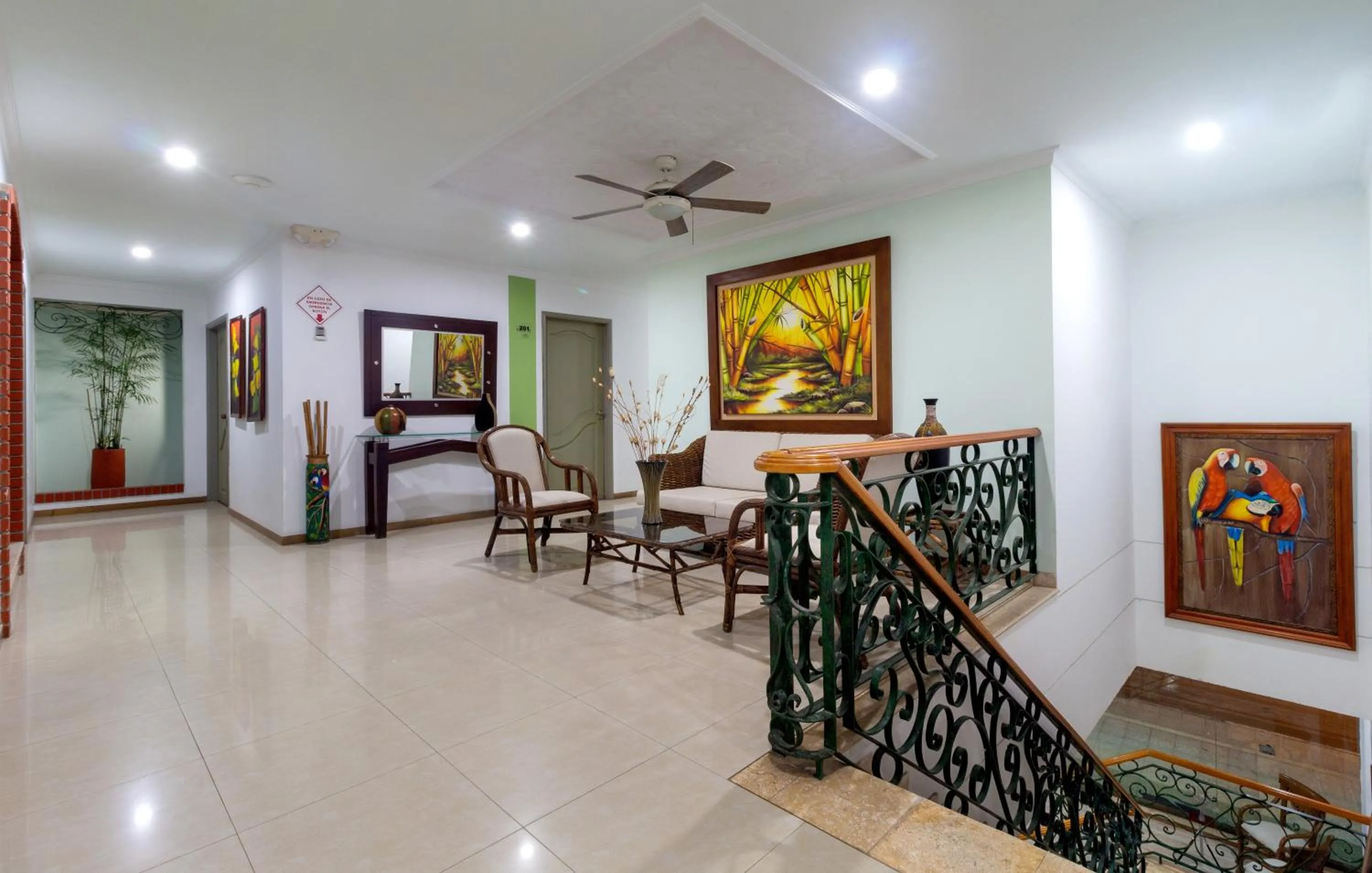 Lobby or reception in Hotel Costa Bonita