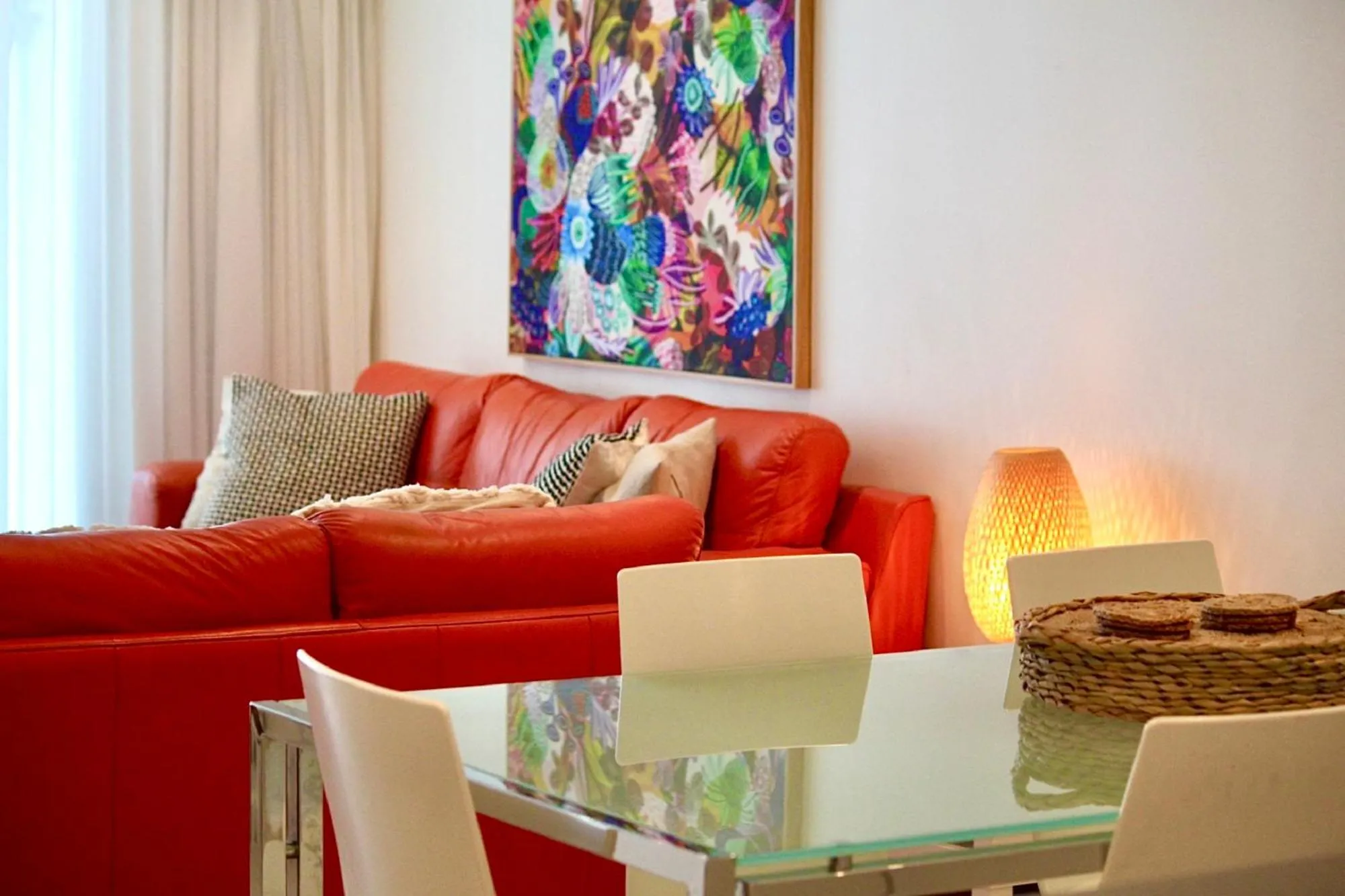 Living room in Breeze Beachfront Apartment