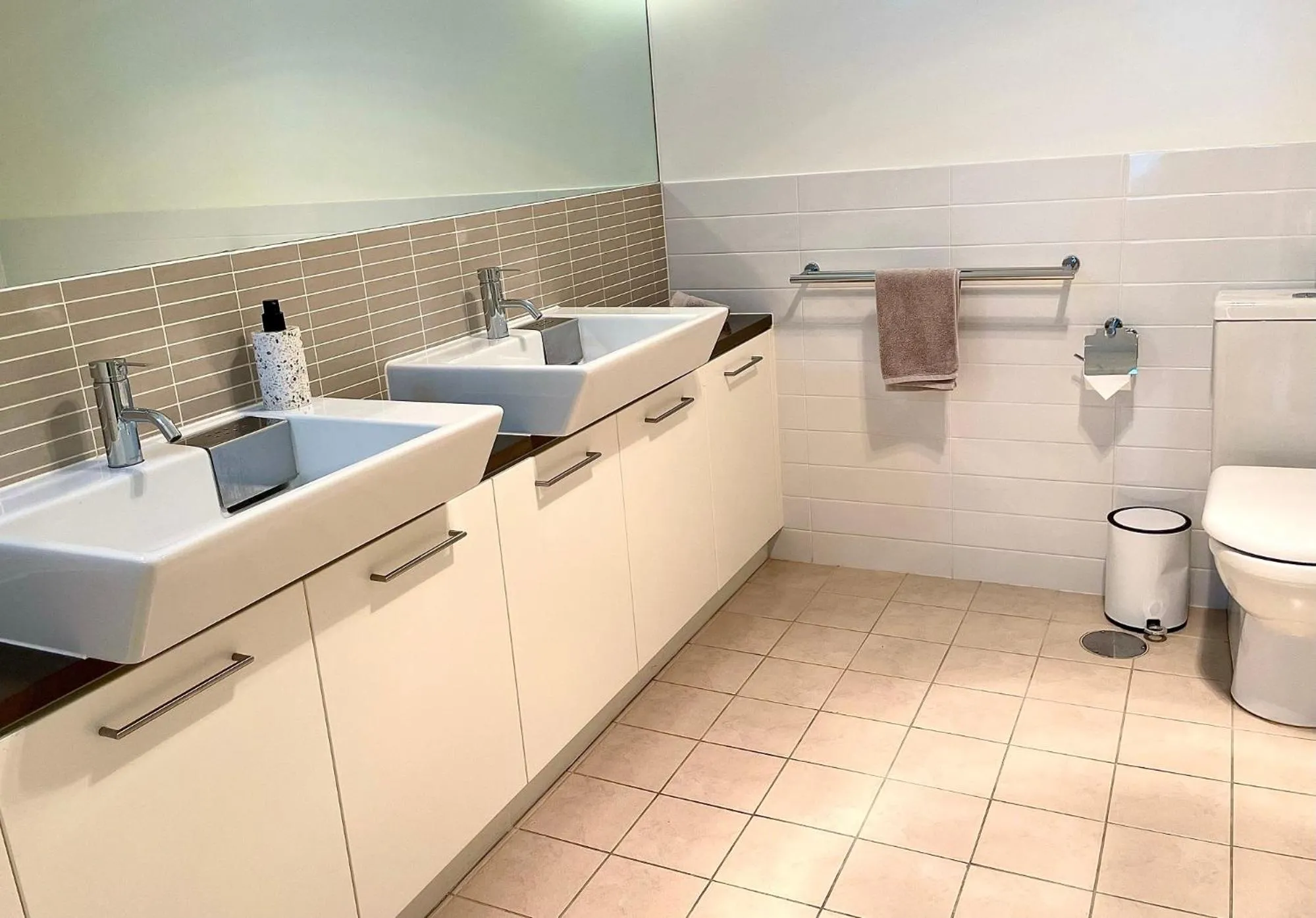 Bathroom in Breeze Beachfront Apartment