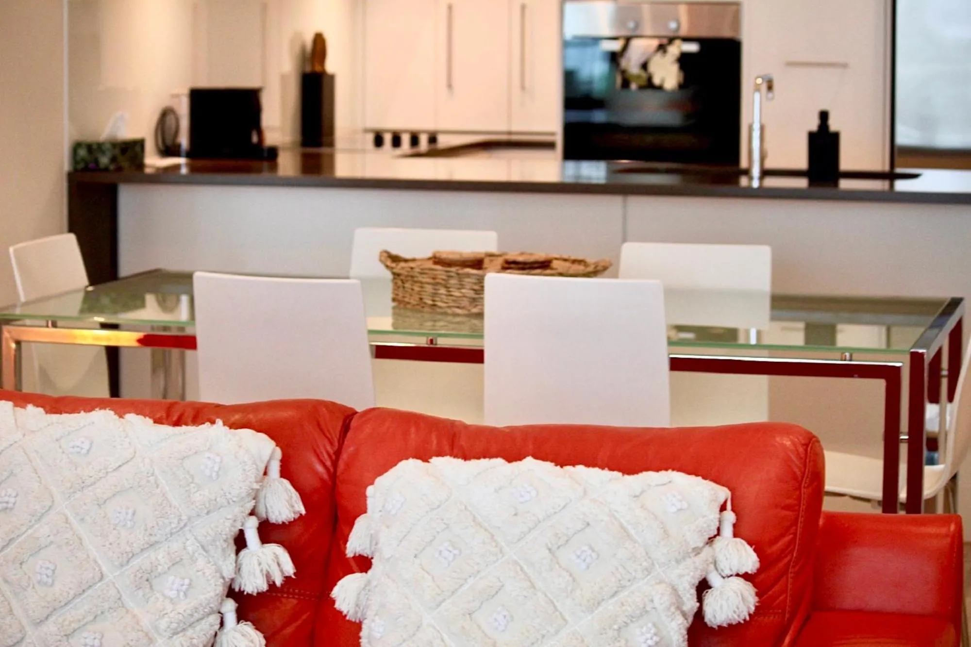 Living room in Breeze Beachfront Apartment