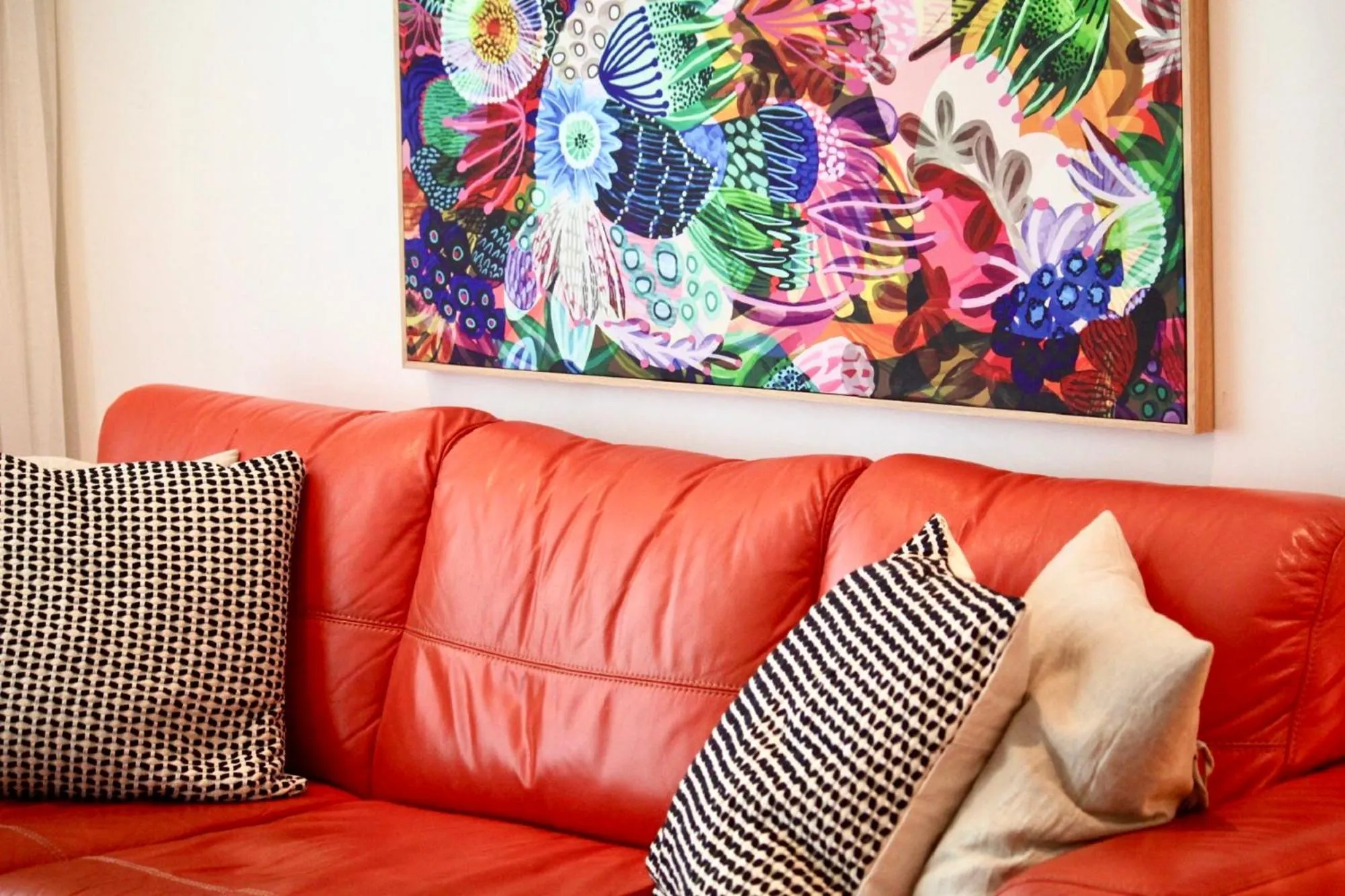 Living room in Breeze Beachfront Apartment