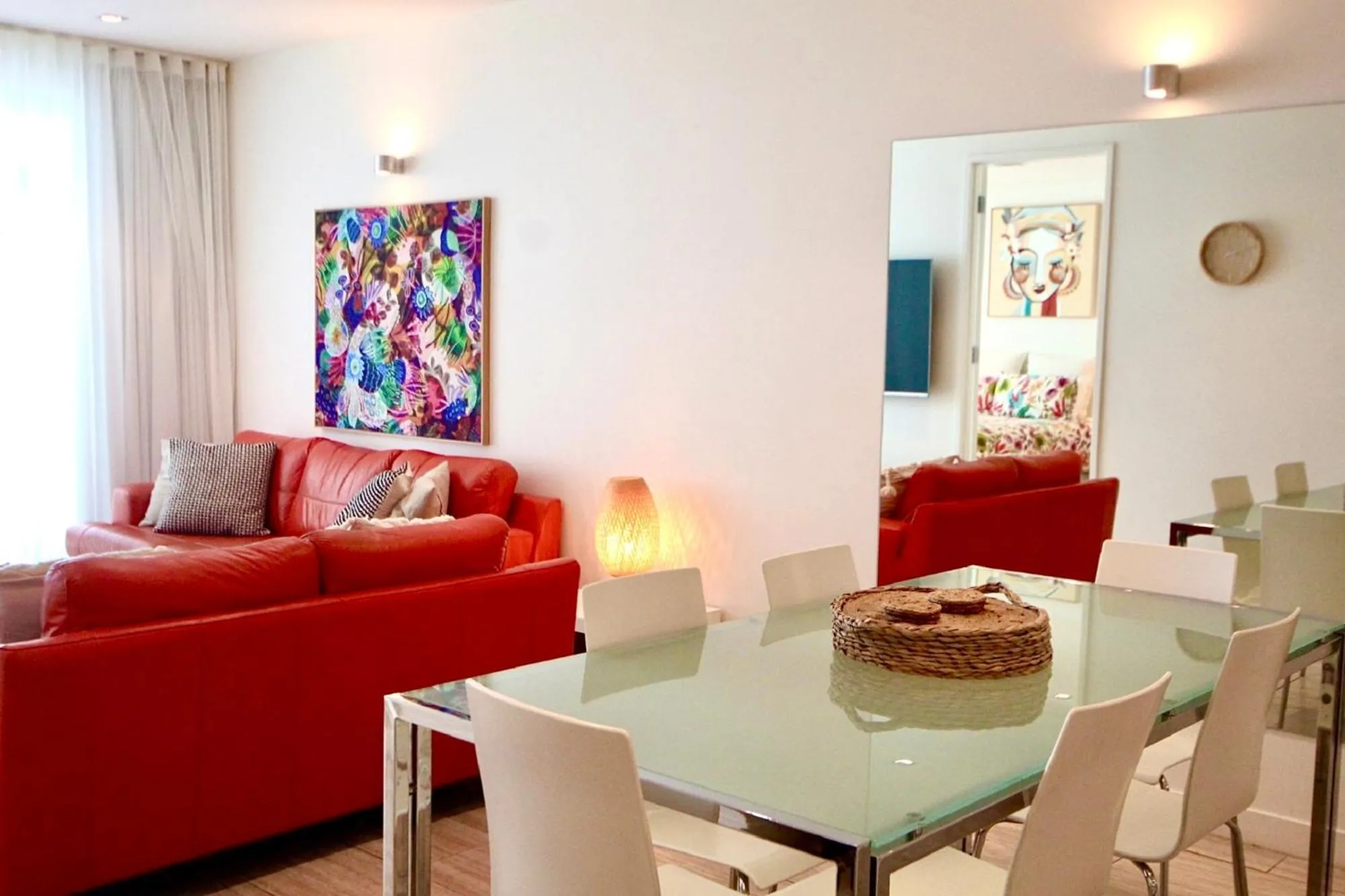Living room in Breeze Beachfront Apartment