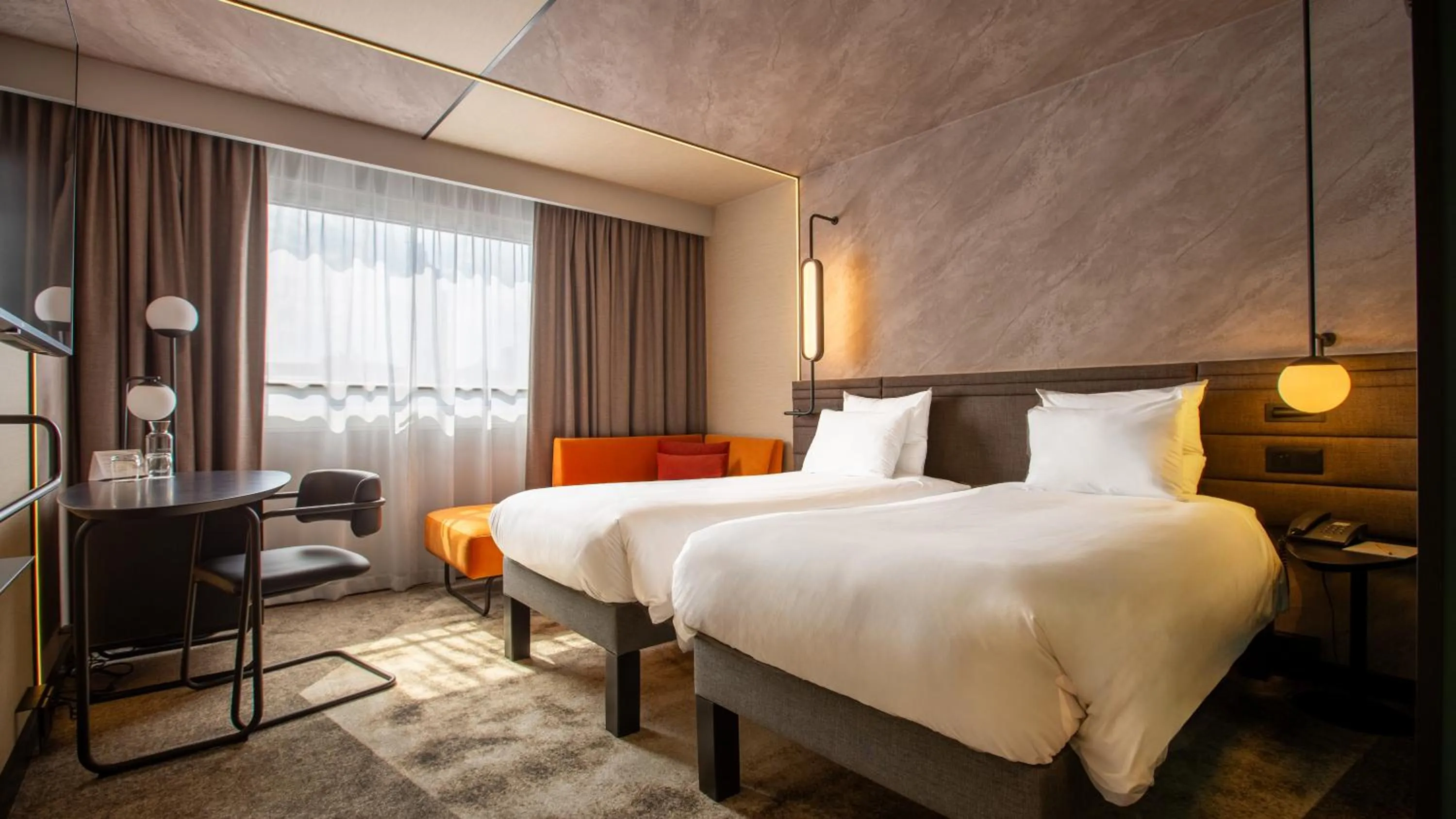 Bed in Novotel Warszawa Centrum