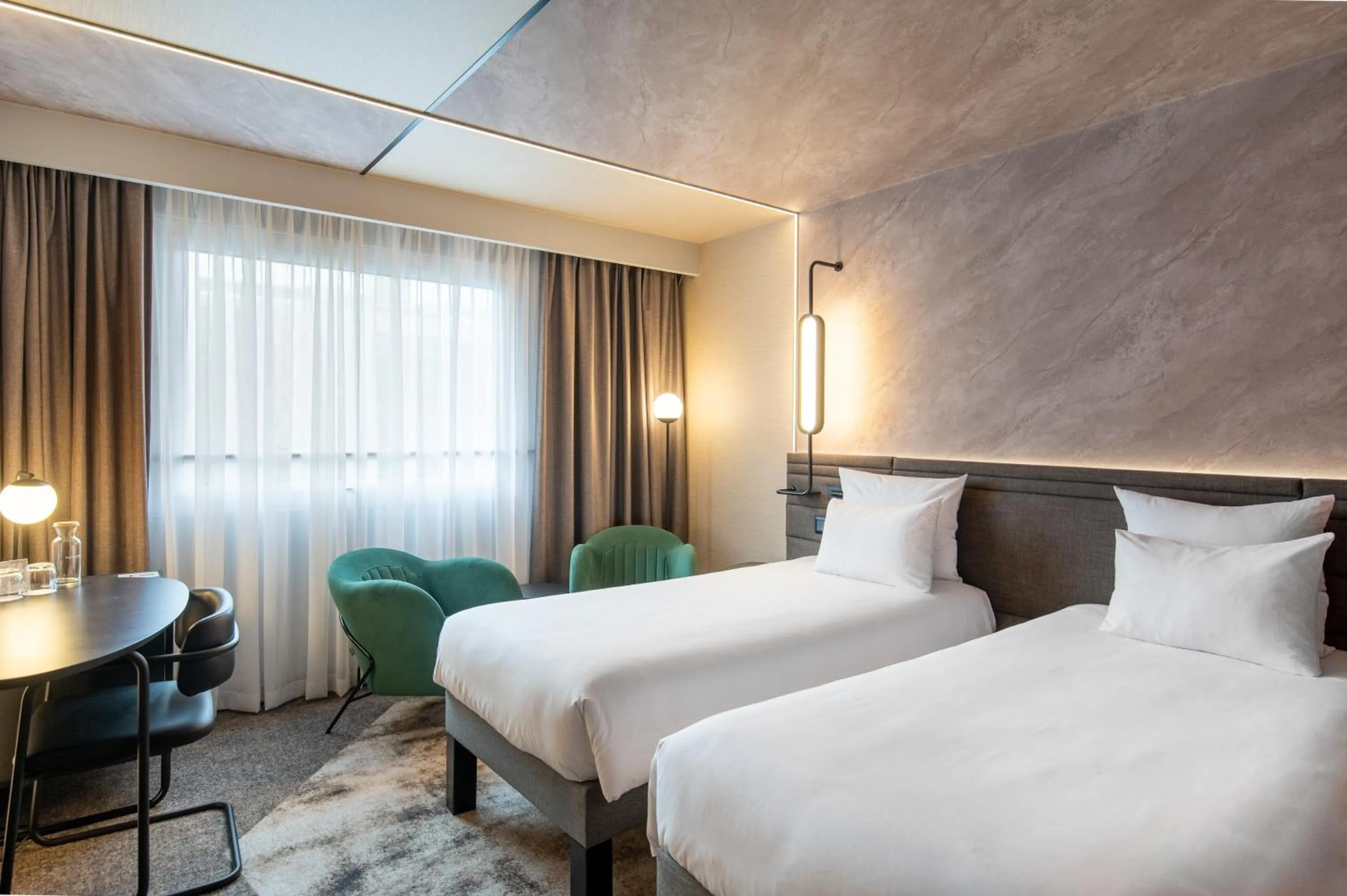 Bed in Novotel Warszawa Centrum