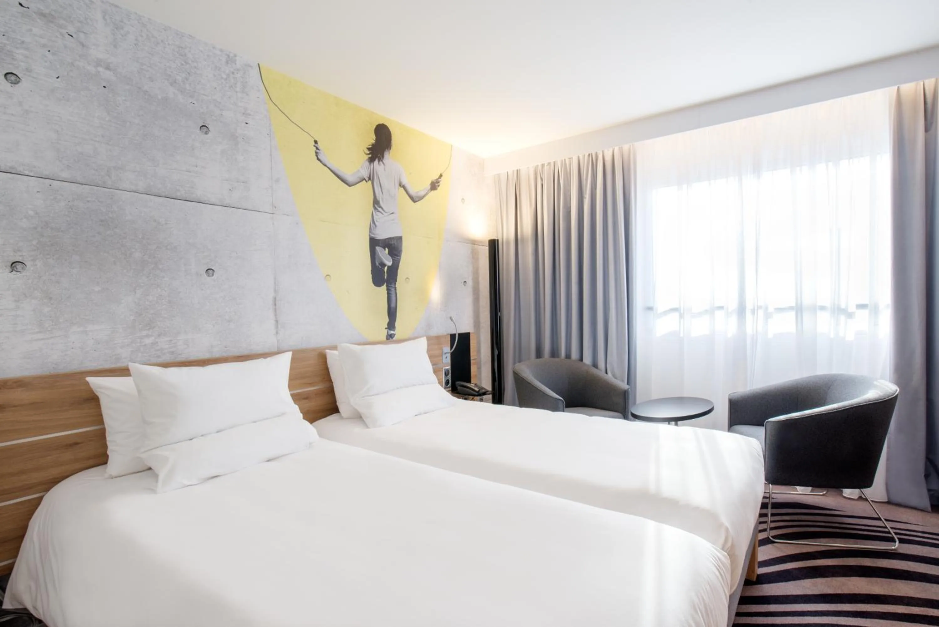 Bed in Novotel Warszawa Centrum