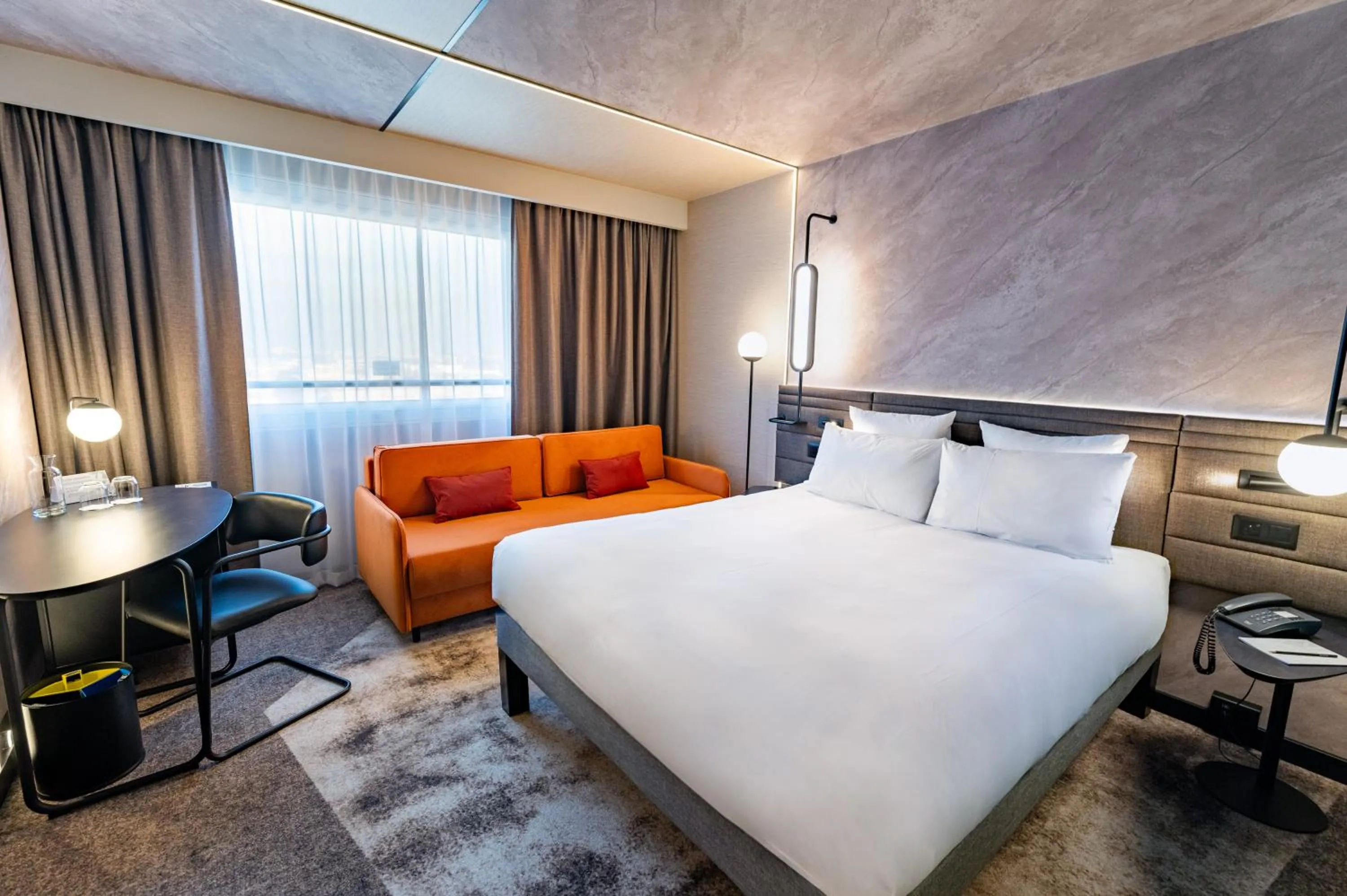 Bed in Novotel Warszawa Centrum